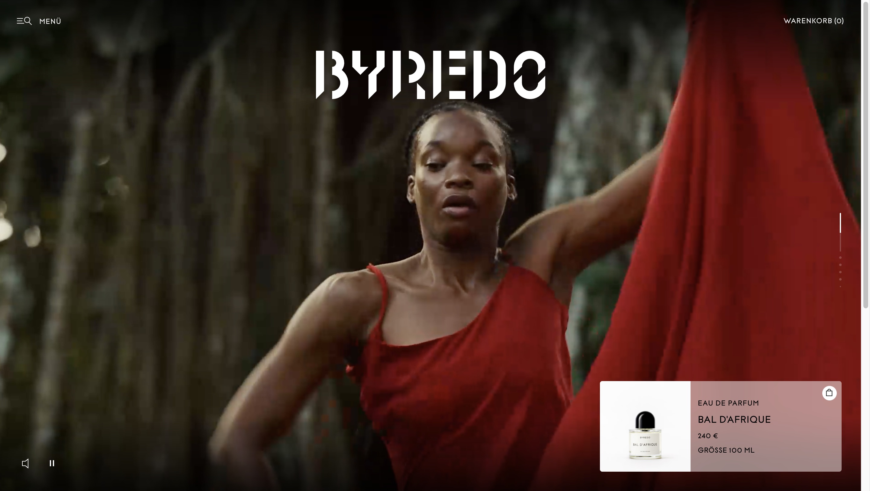 Byredo Online Store on Magento Byredo luxury fragrance store on Magento 2
