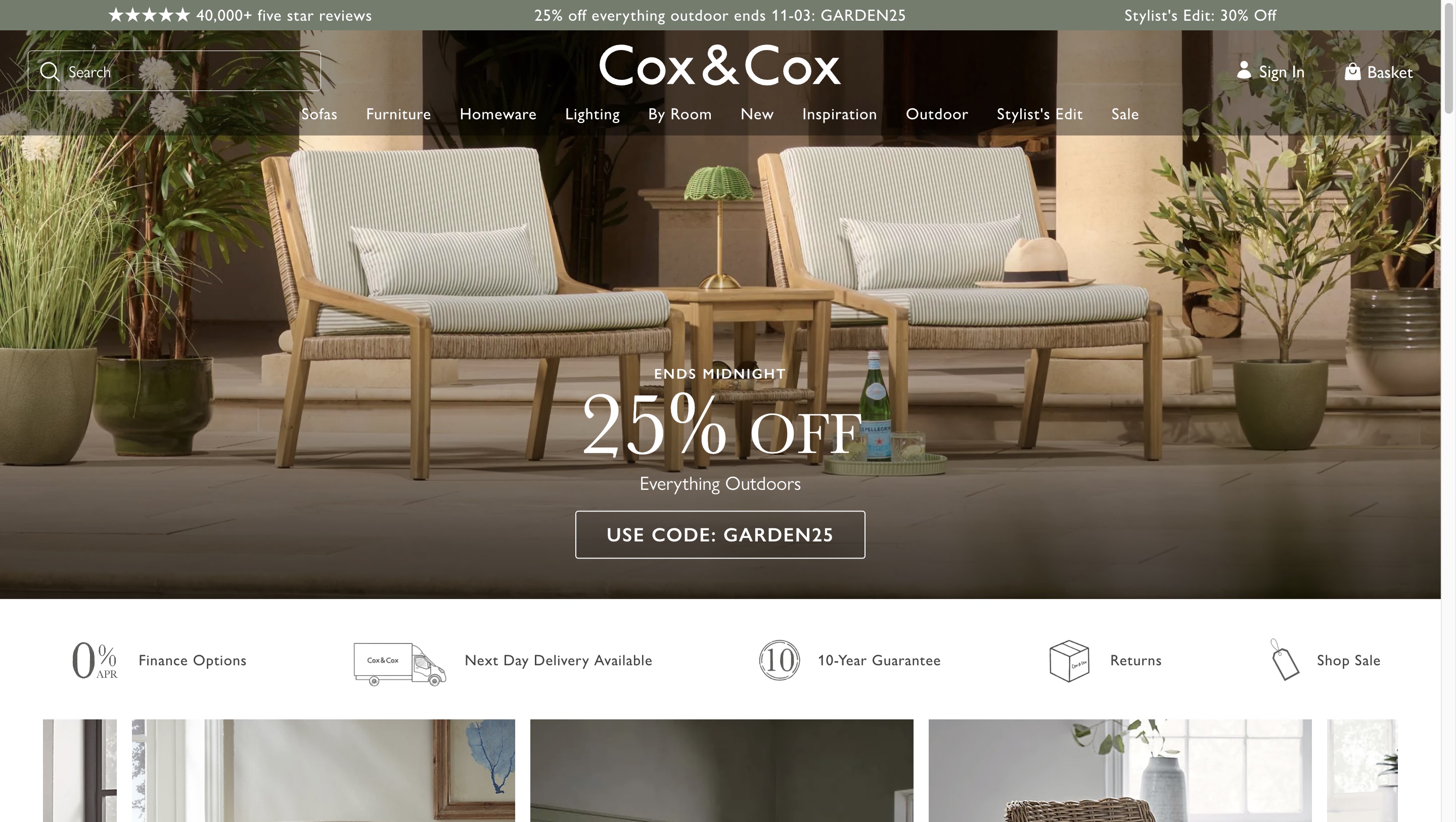 Cox & Cox Online Shop on Magento Cox & Cox home decor ecommerce store on Magento 2