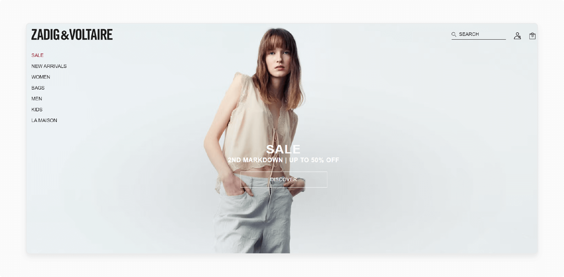 Zadig &amp; Voltaire: Magento + Vue Storefront magento 2