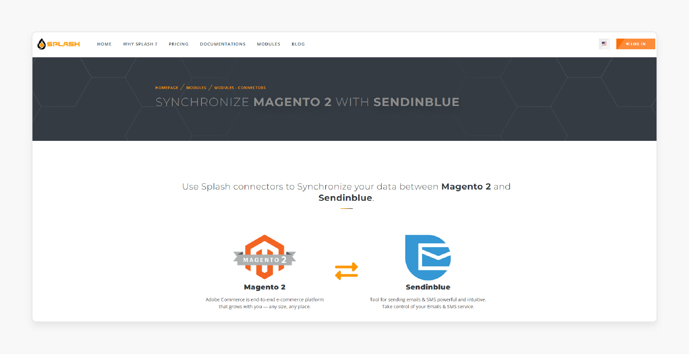 SplashSync Sendinblue Magento 2