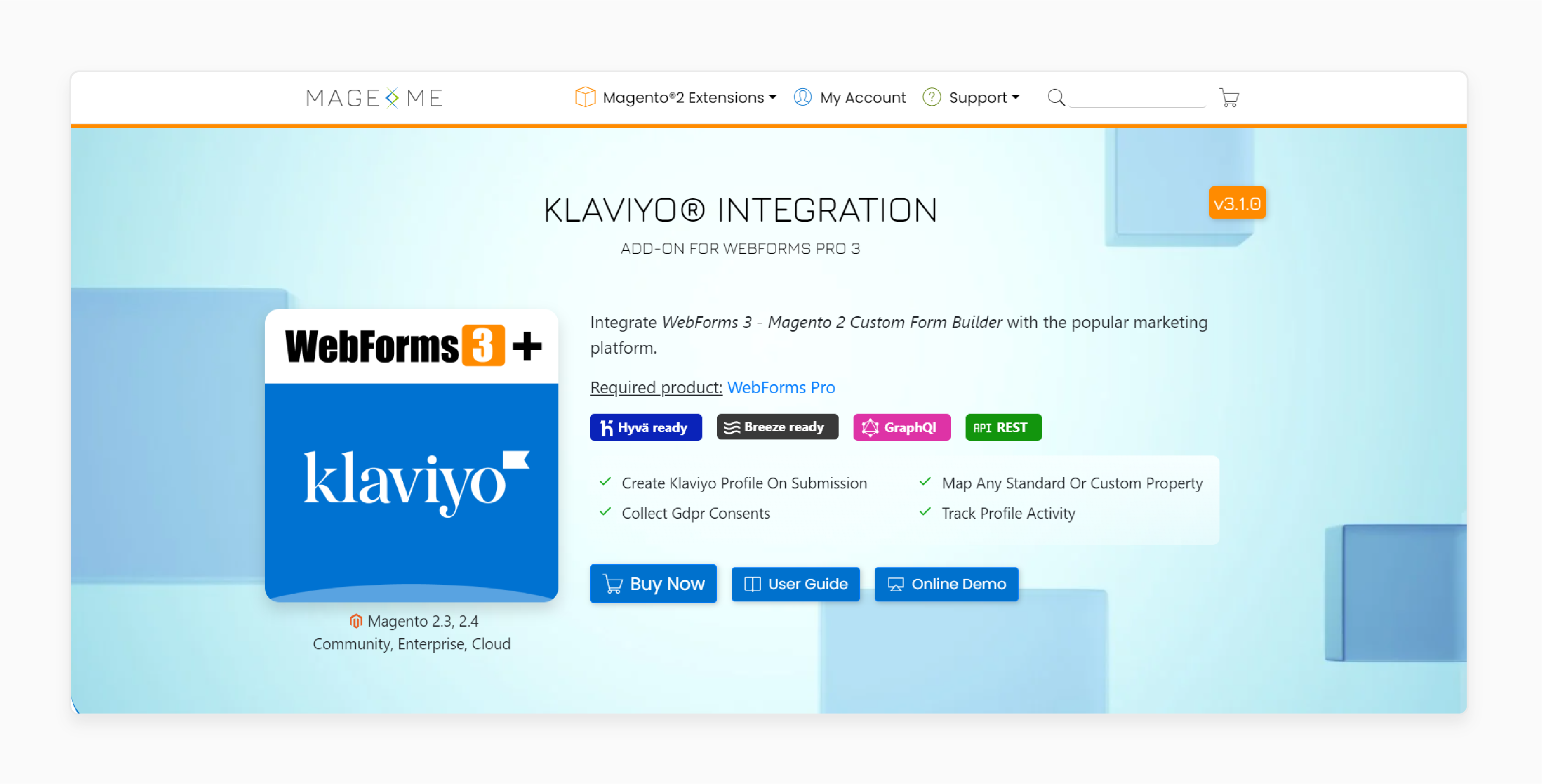 Magem Webforms Klaviyo Magento 2