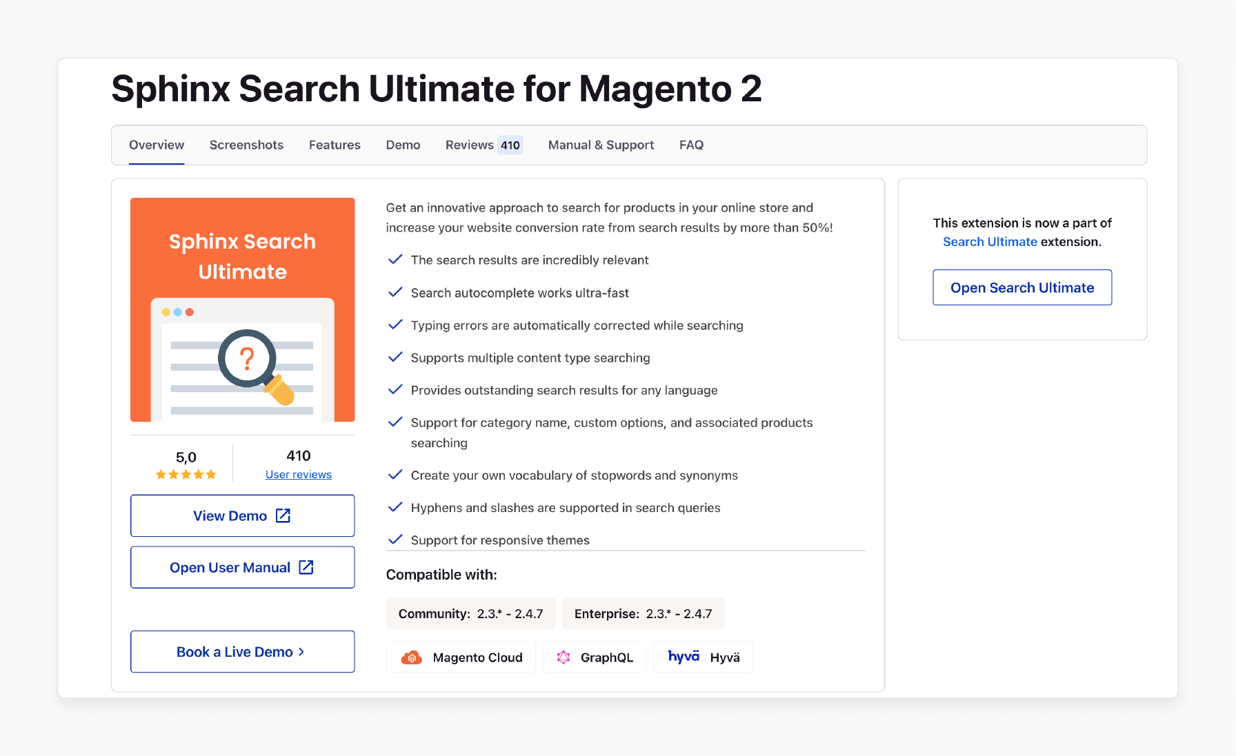 Free Magento 2 Search Extension by Mirasvit with advanced search options