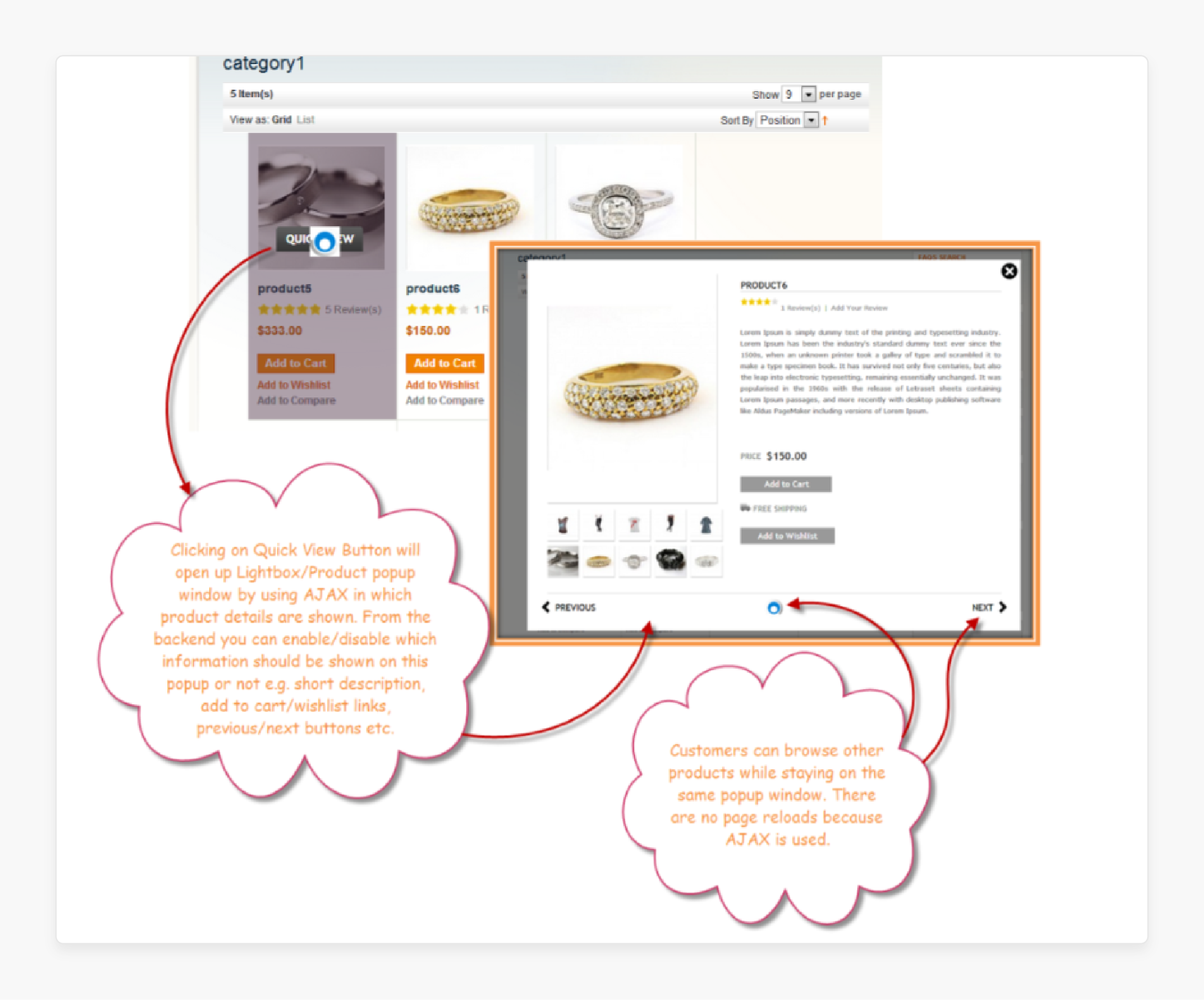 Lightbox Product Popup Window in Magento 2