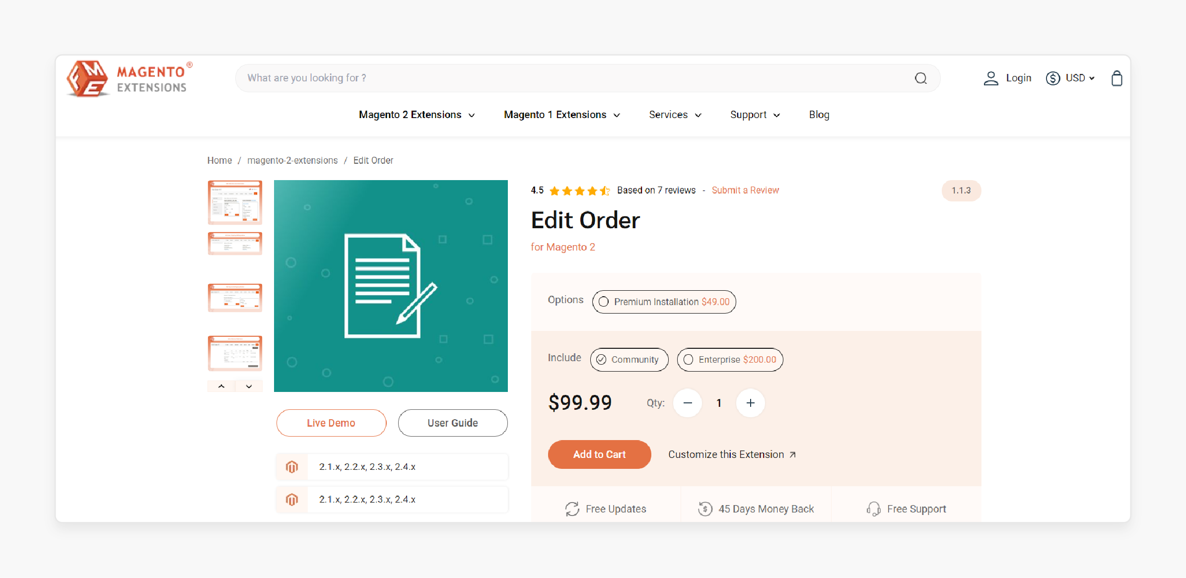 Magento 2 Edit Order Extension by FMEExtensions