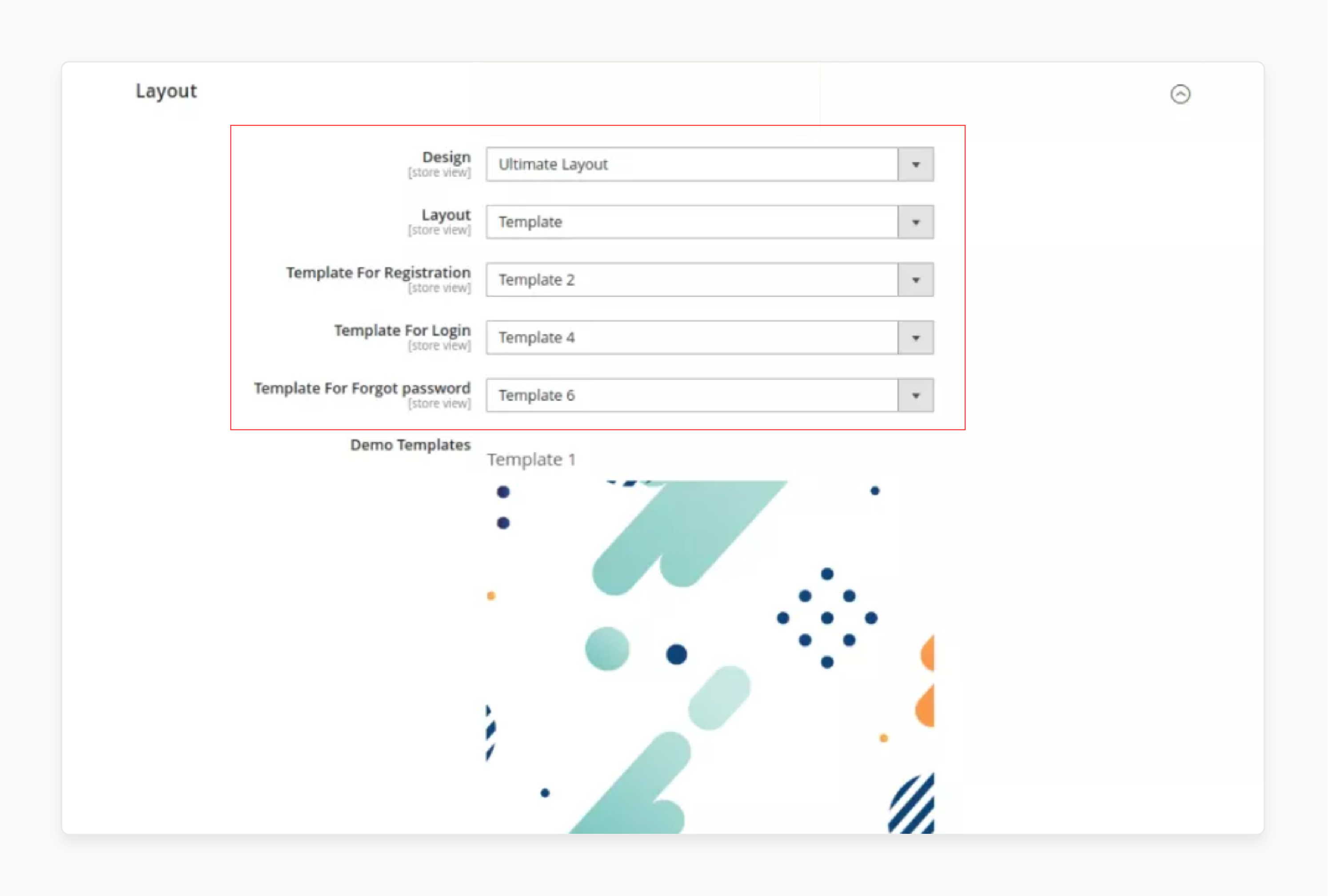 Choose the tenmplates in the mobile otp login magento 2 extension