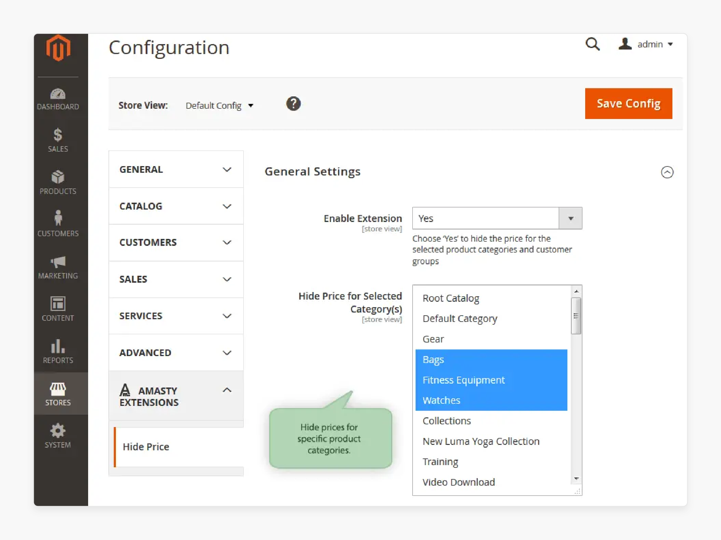 Configure Extension Settings for Magento 2 Call for Price - Step-by-step setup guide