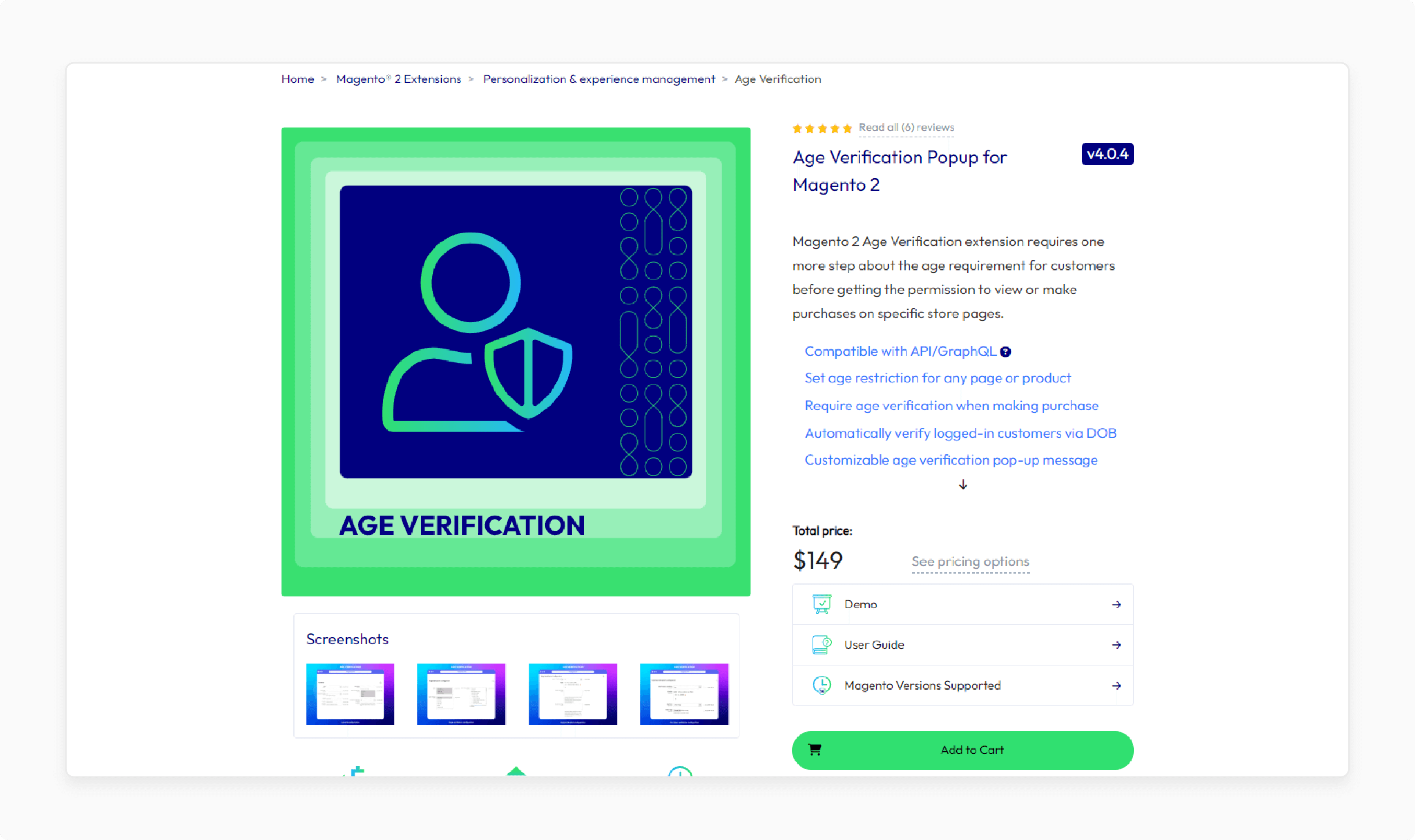 MagePlaza Magento 2 Age Verification Extension