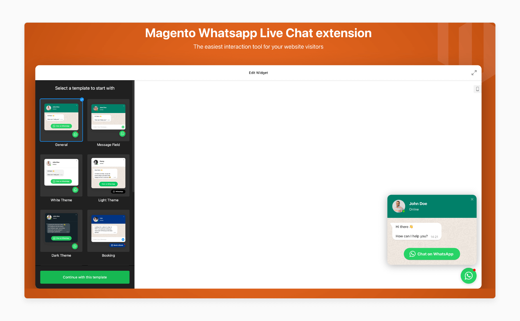 Elfsight Magento 2 WhatsApp Chat Extension