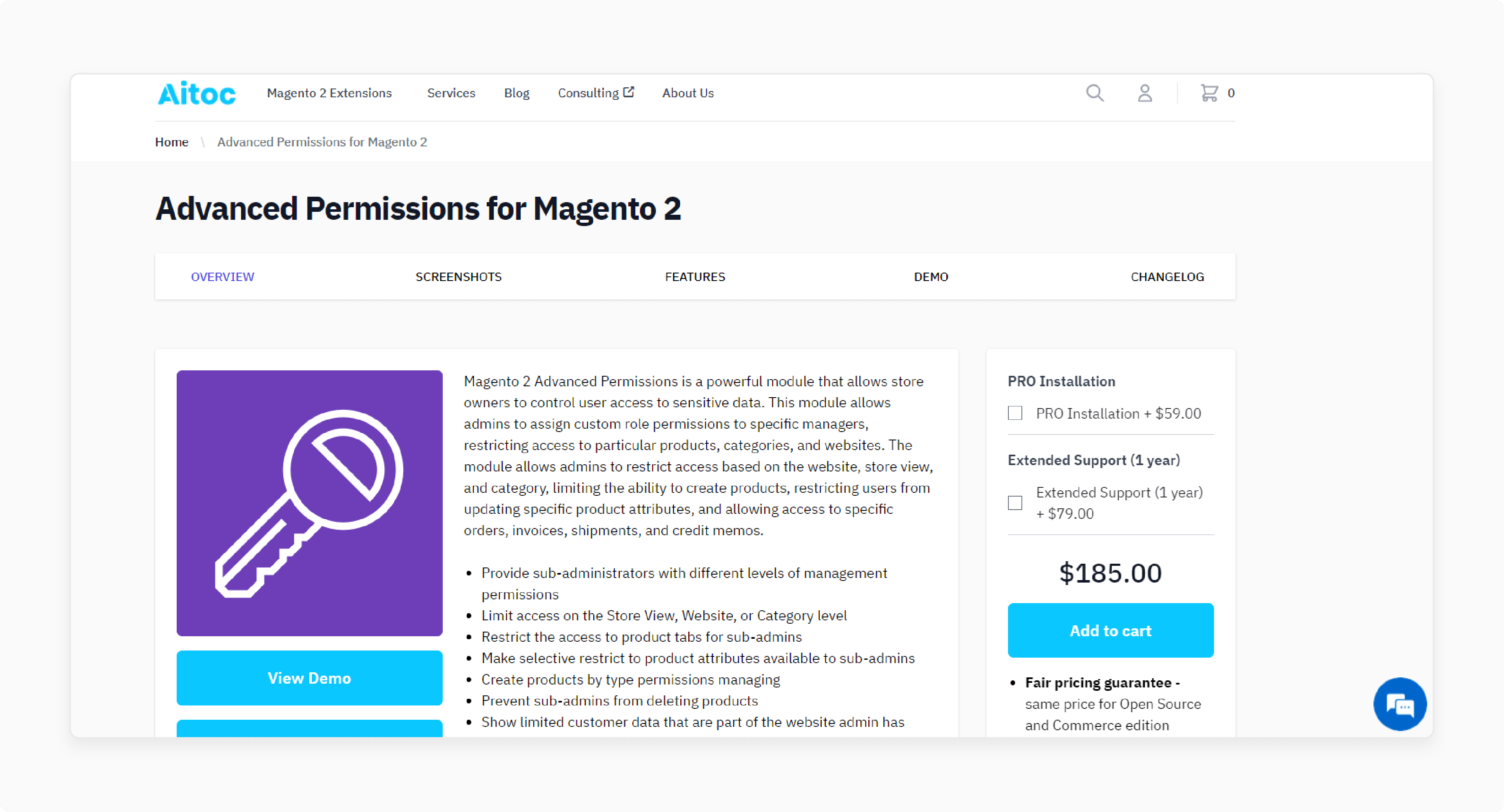 Advanced Permissions Extension for Magento 2 by Aitoc