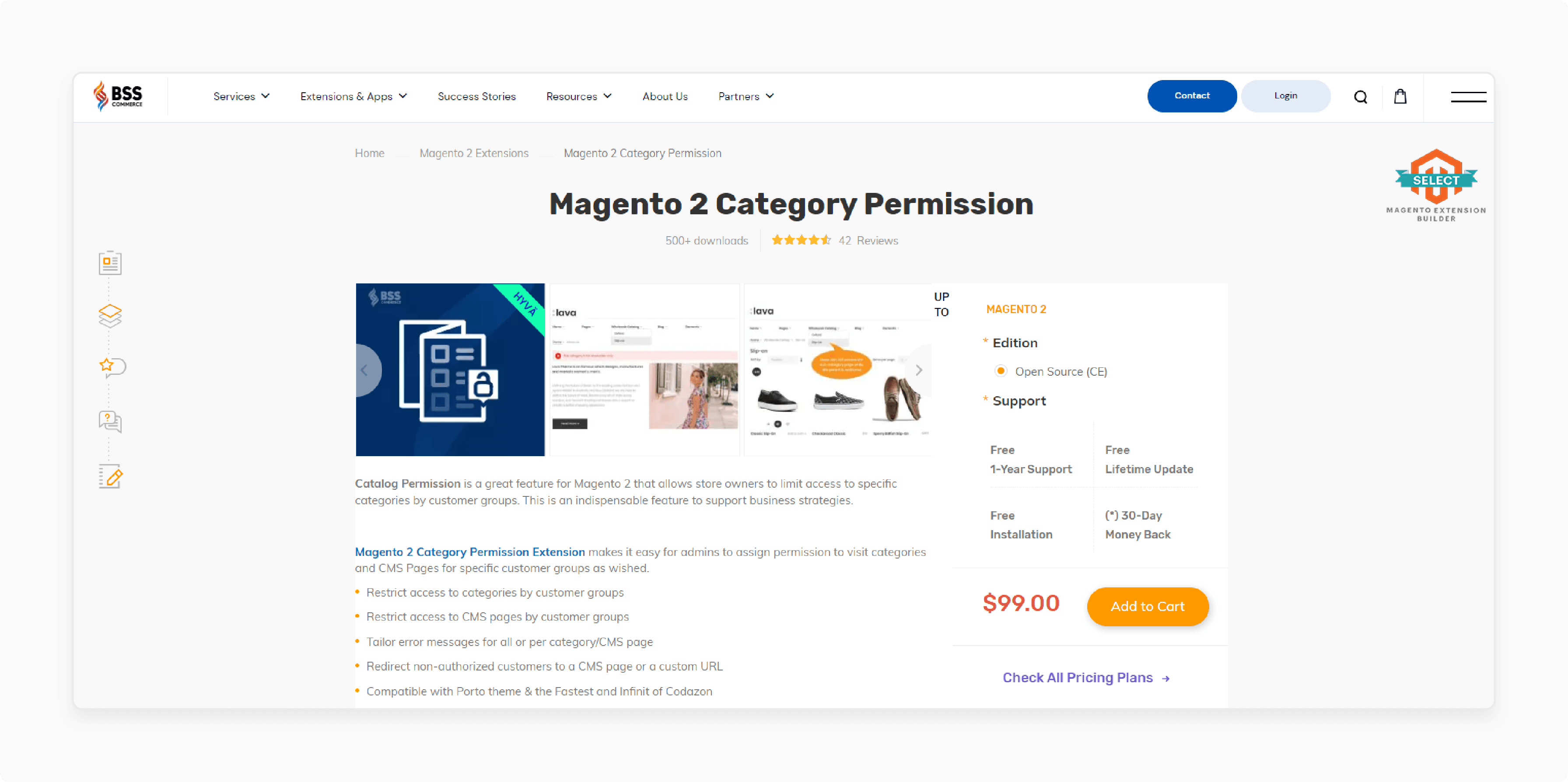 Magento 2 Category Permissions Extension by BSSCommerce