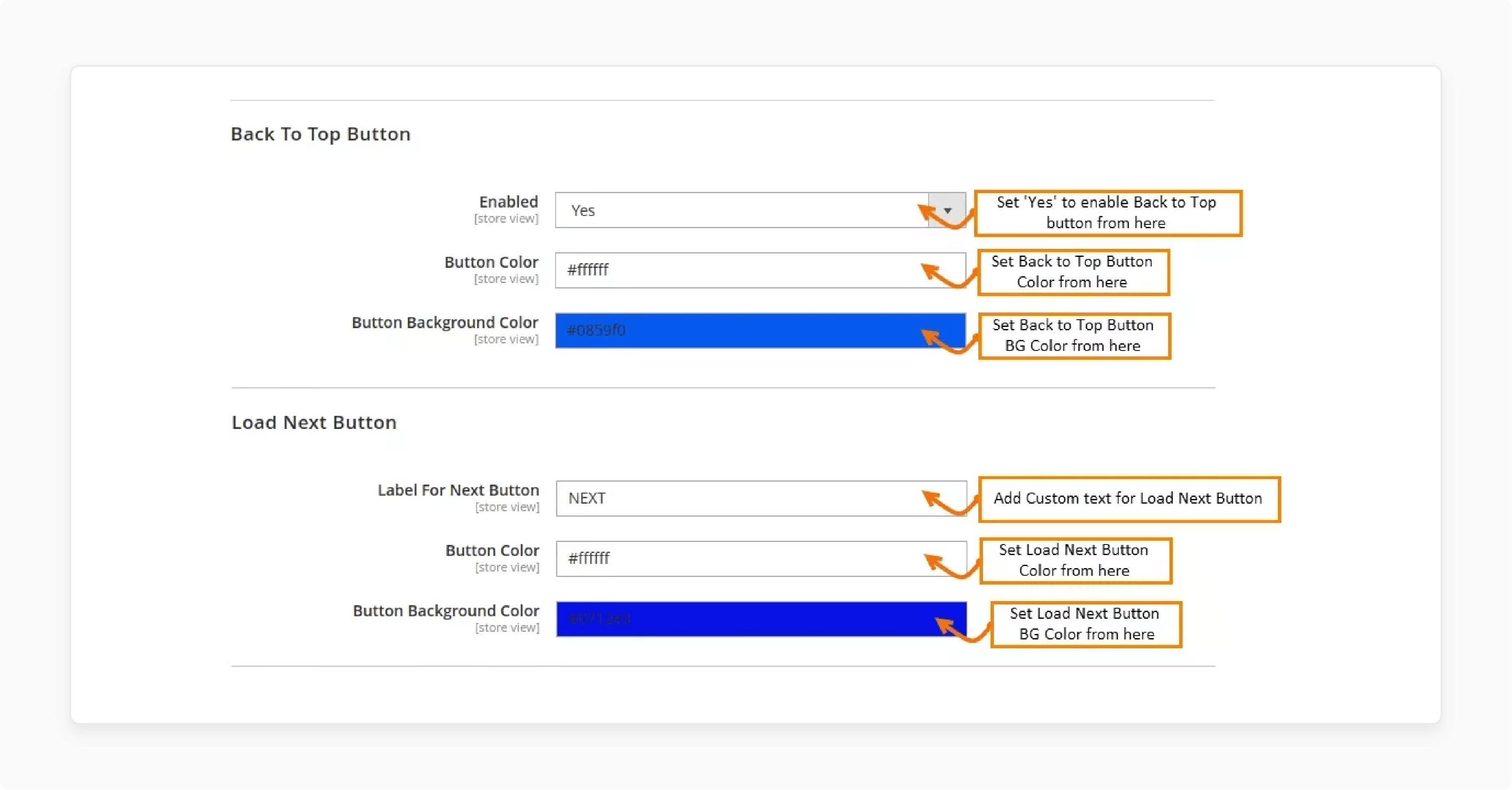 Customizing Buttons in Infinite Scroll Magento 2 Extensions