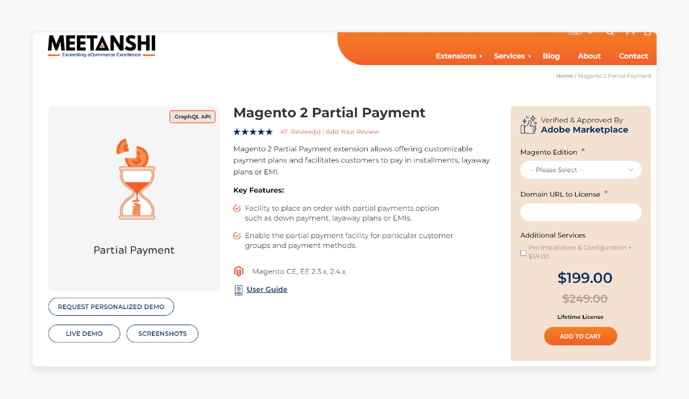 Magento 2 Partial Payment Extension overview by Meetanshi