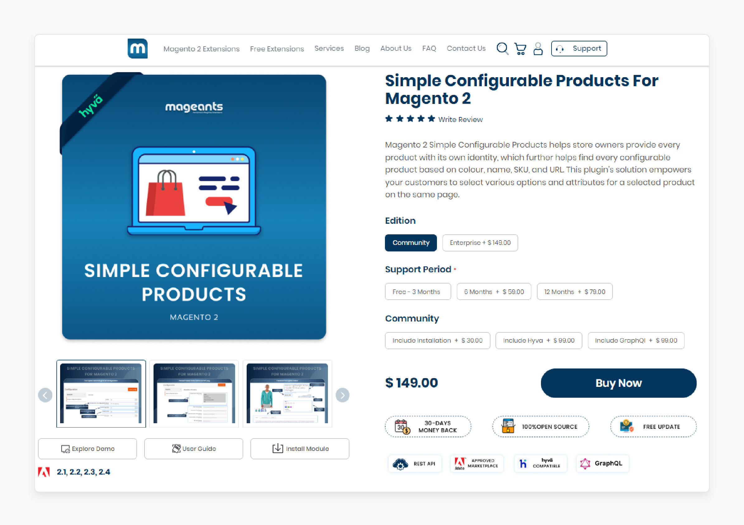 MageAnts Magento 2 Configurable Product Extension