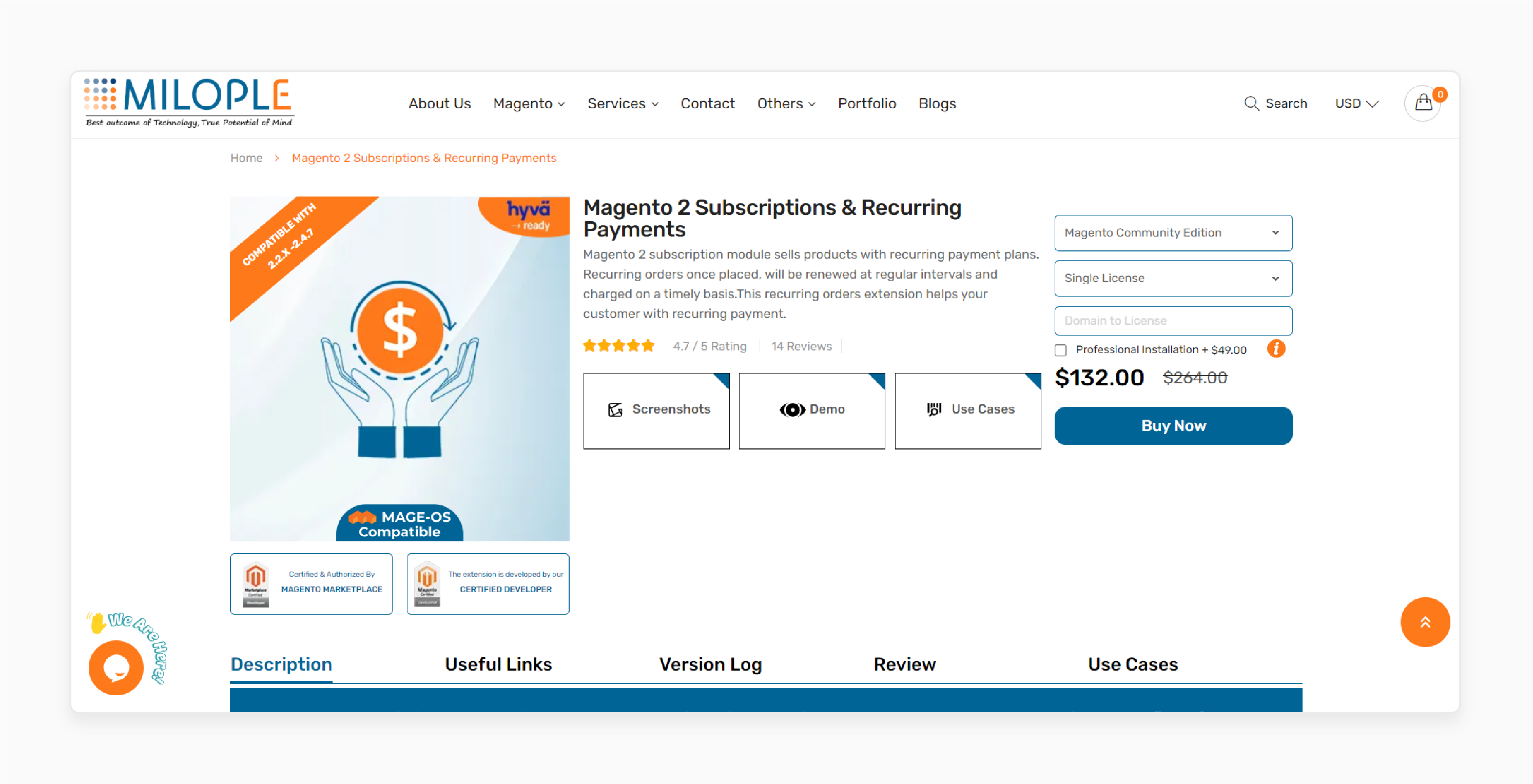 Magento 2 Subscriptions &amp; Recurring Payments Extension for Magento 2 by Milople 