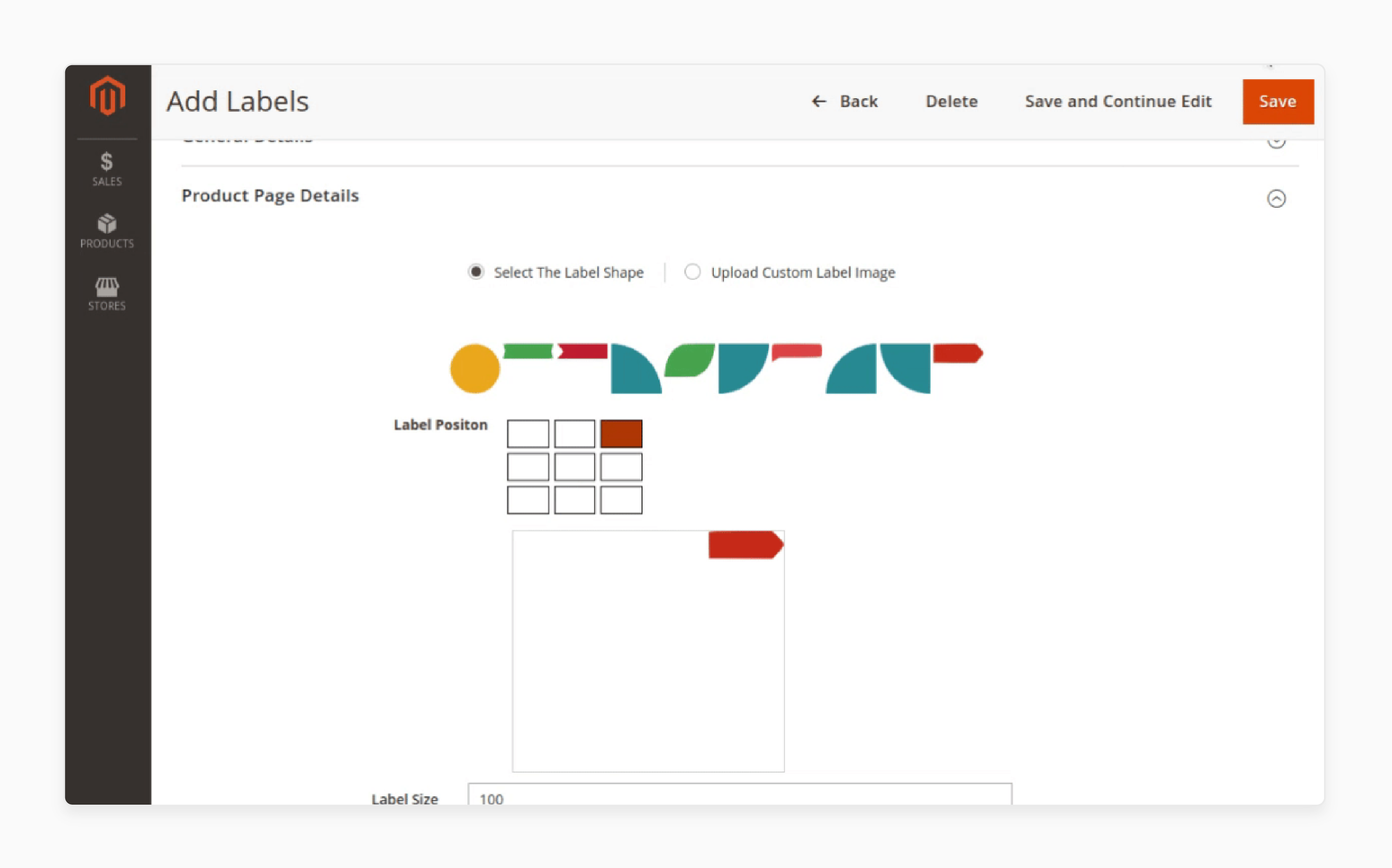 Configure Custom Product Labels for Magento 2