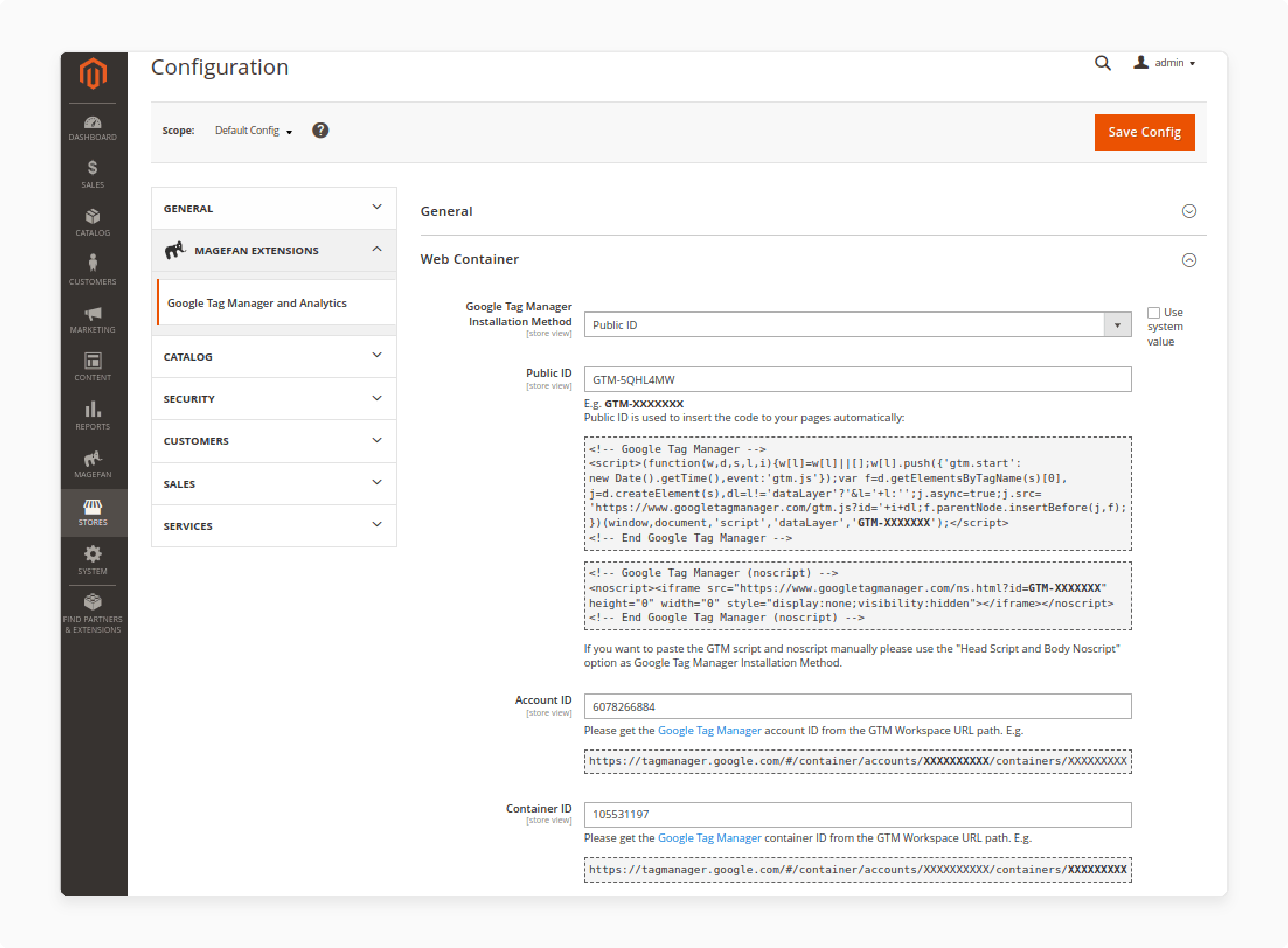 Integrating Google Analytics 4 Tracking With Magento: Configure the Extension