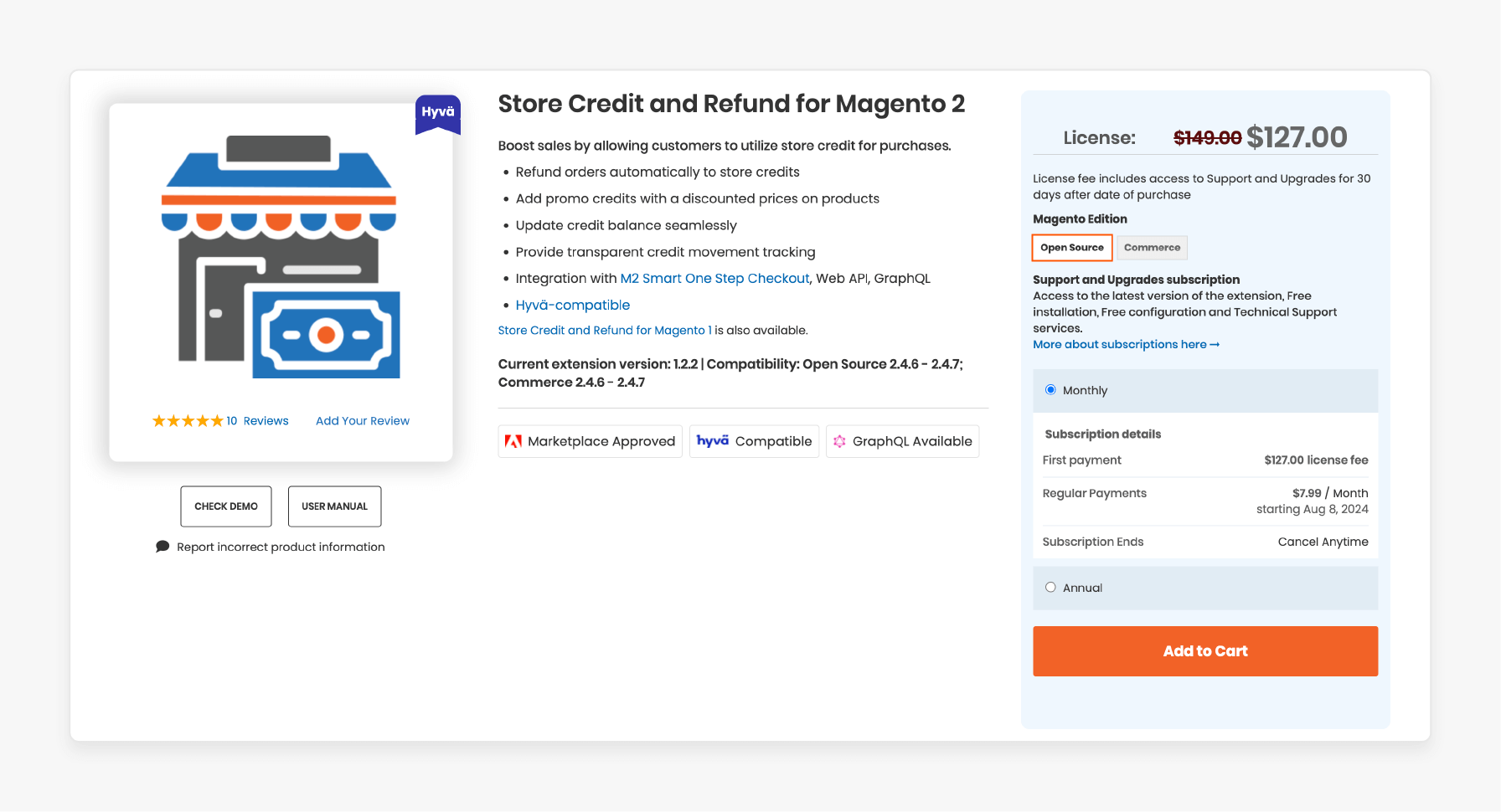 Refund Request Extension for Magento 2 by AheadWorks