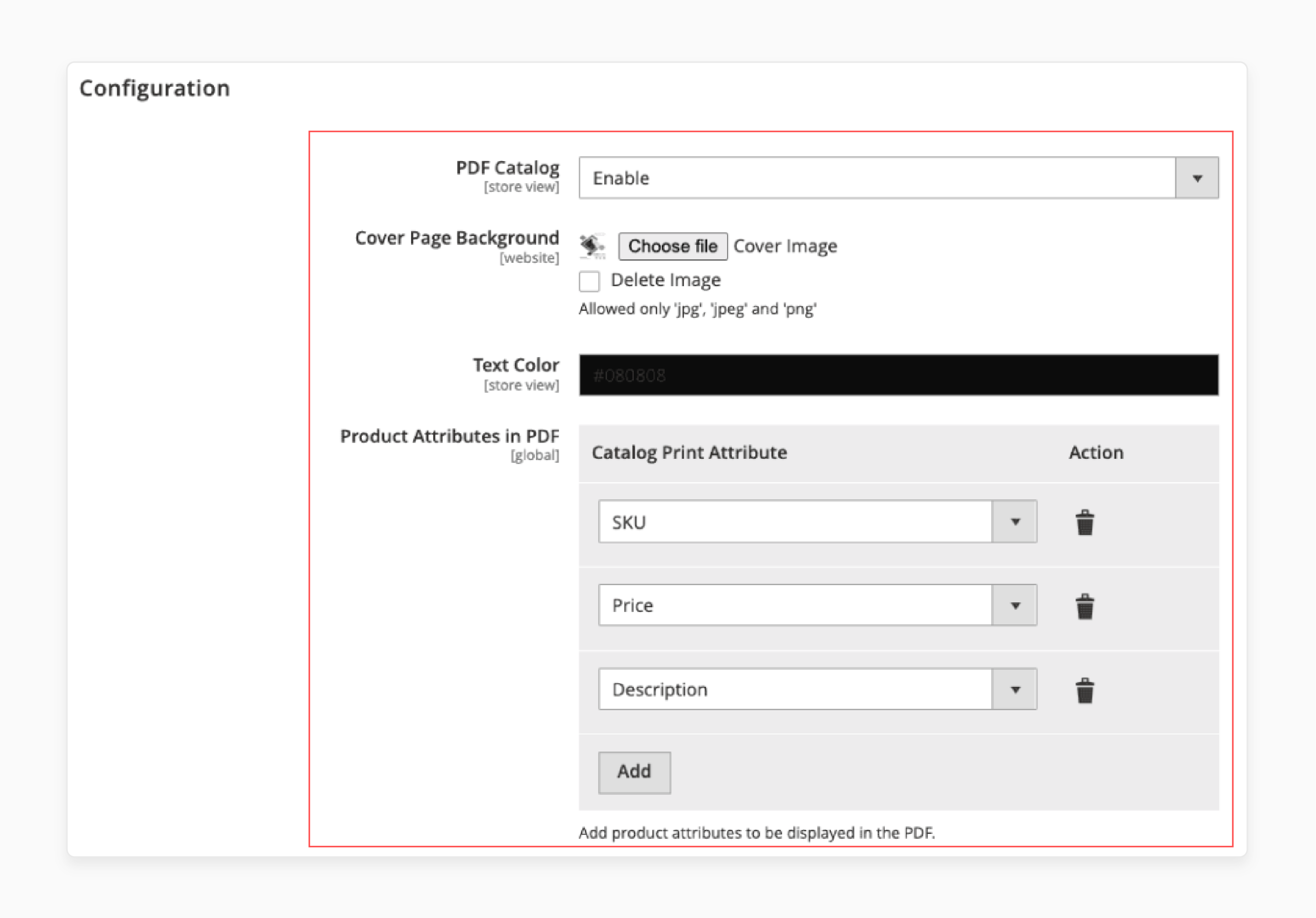 Customizing Layouts in Magento 2 PDF Catalog