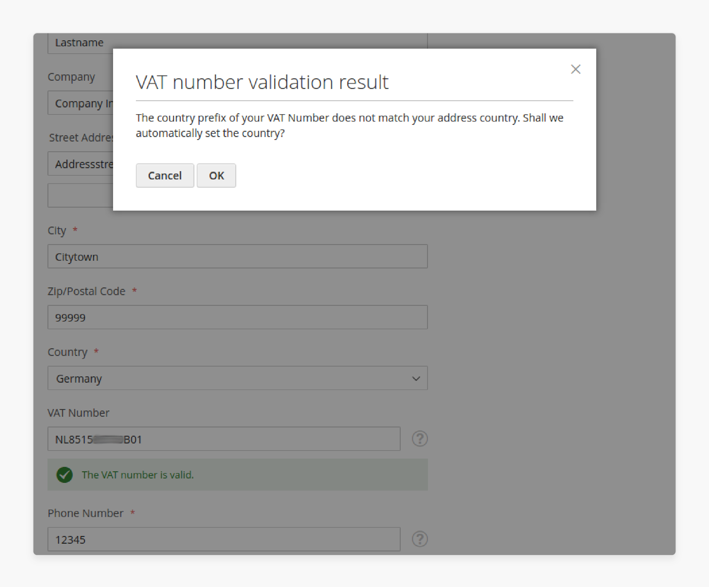 Key Concepts: VAT Validation