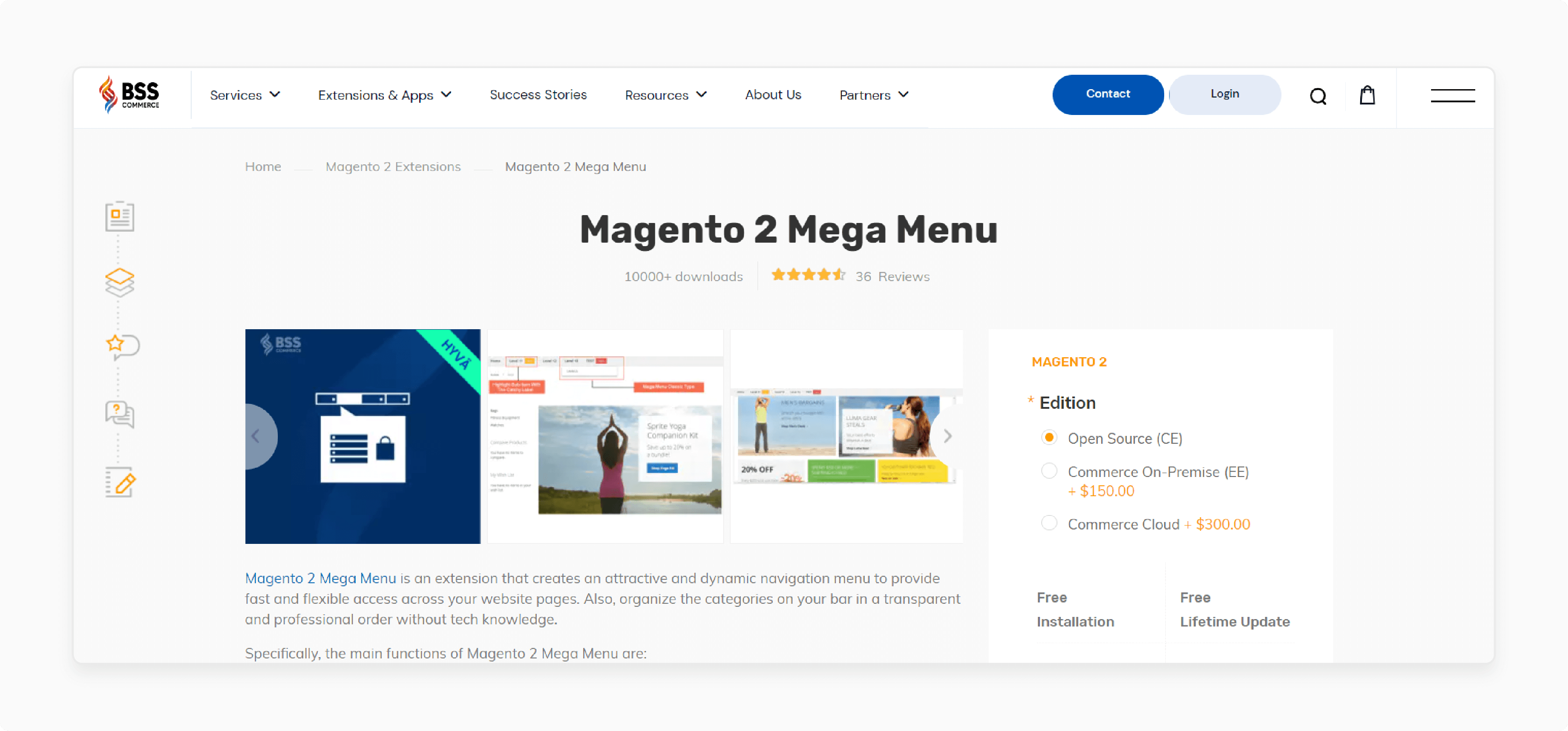 BSSCommerce Magento 2 Mega Menu