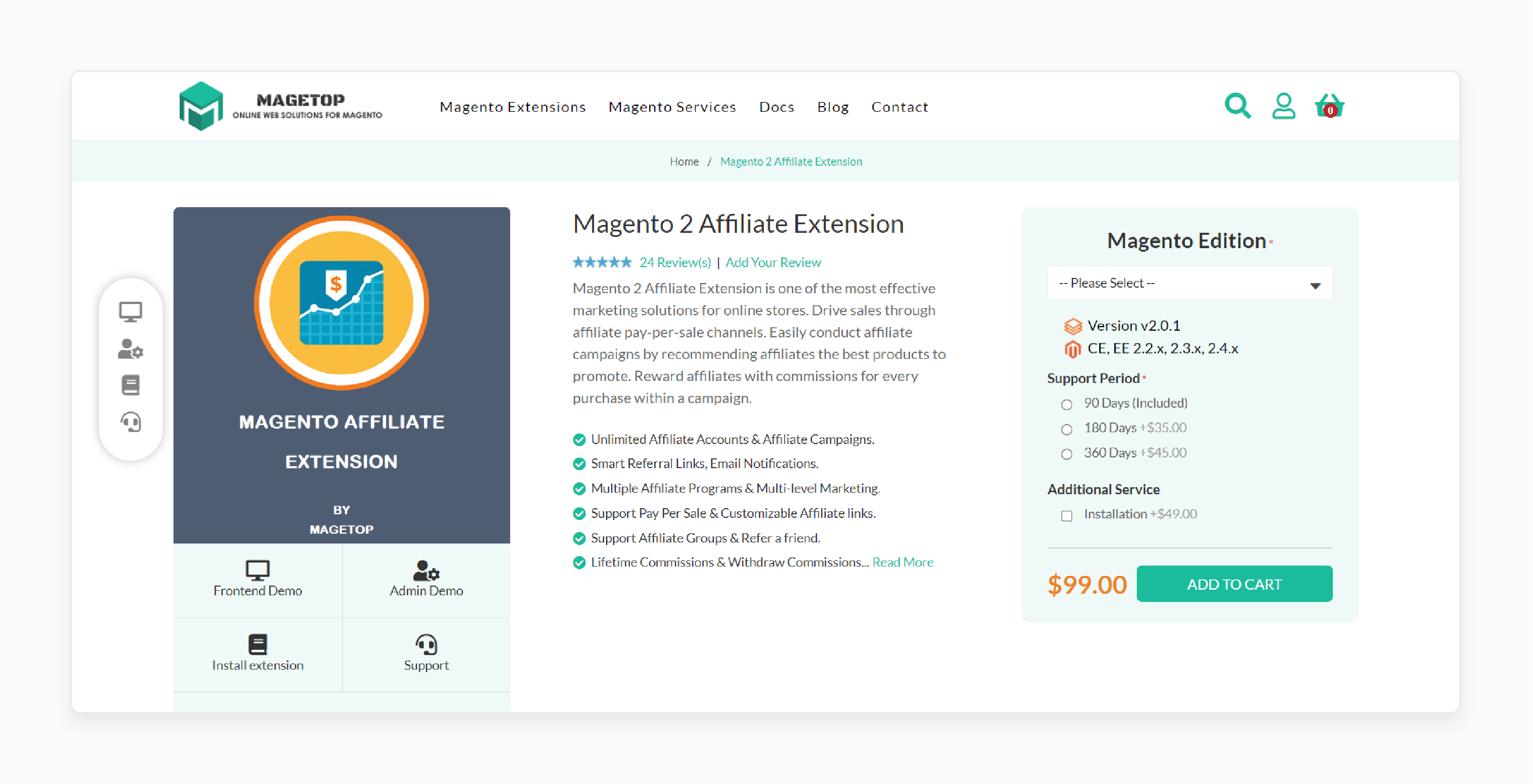 Top Magento 2 Affiliate Addons - Magetop