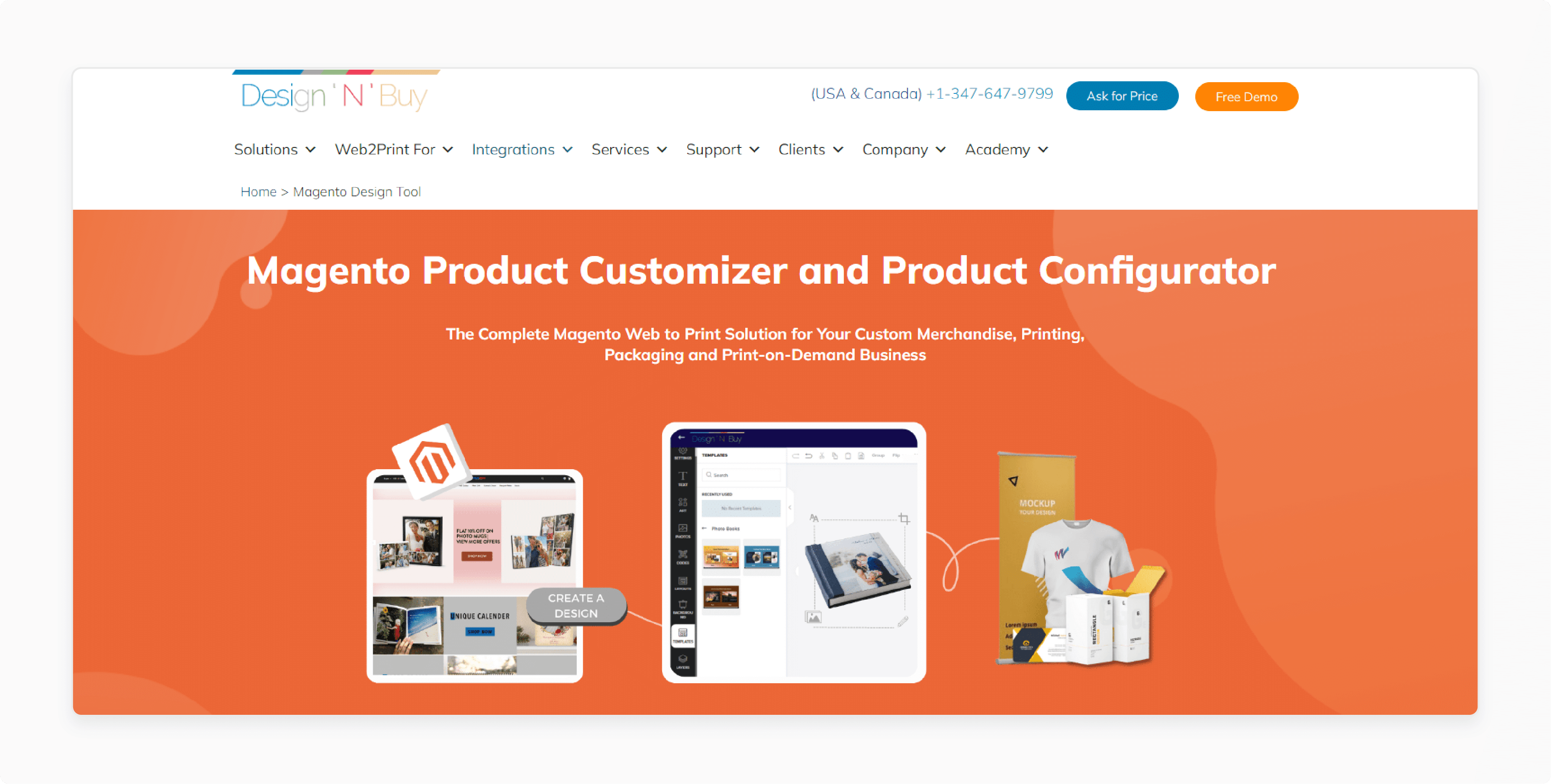 Designnbuy Magento 2 Custom Product Designer Extension