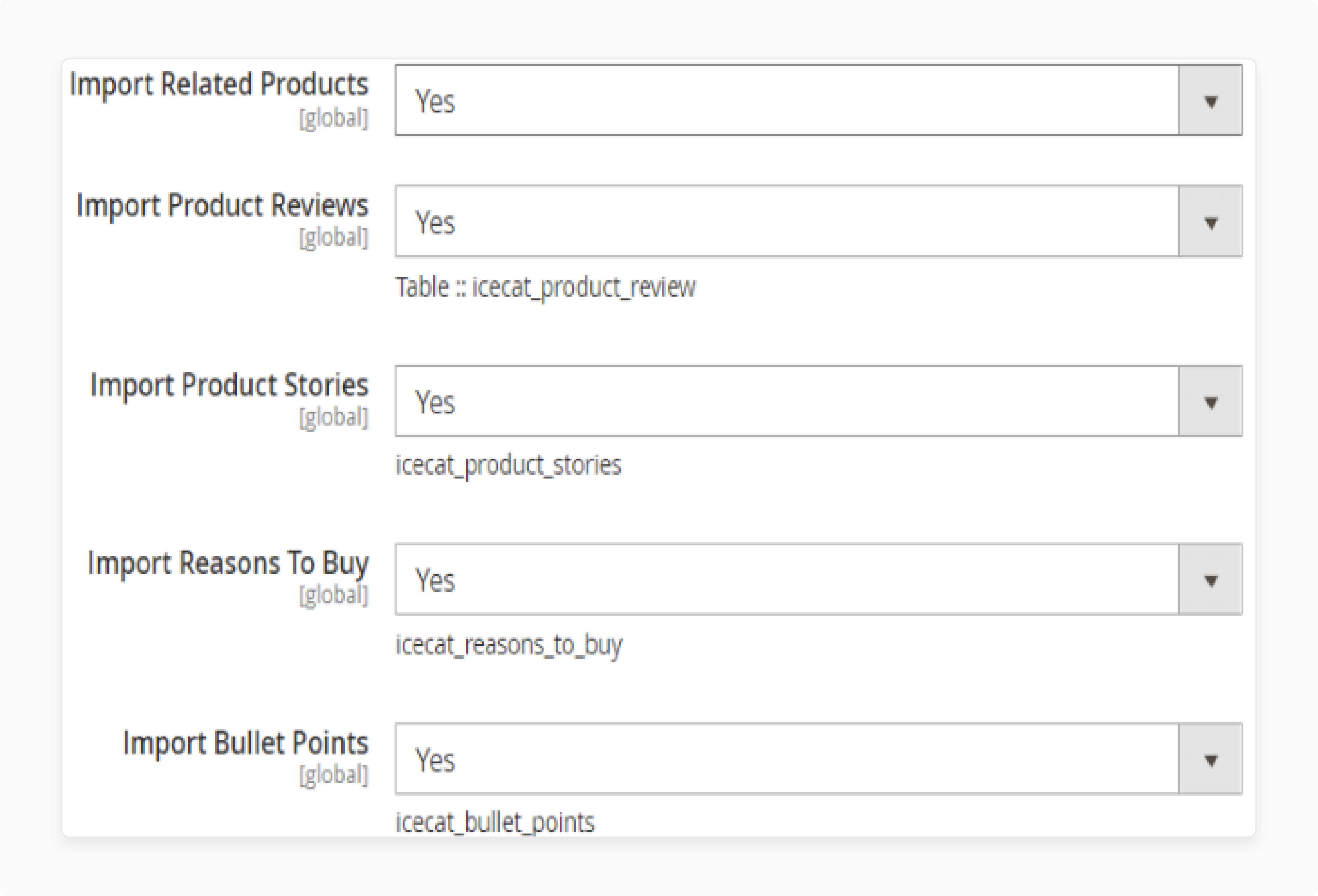 Importing product reviews in Icecat Magento integration