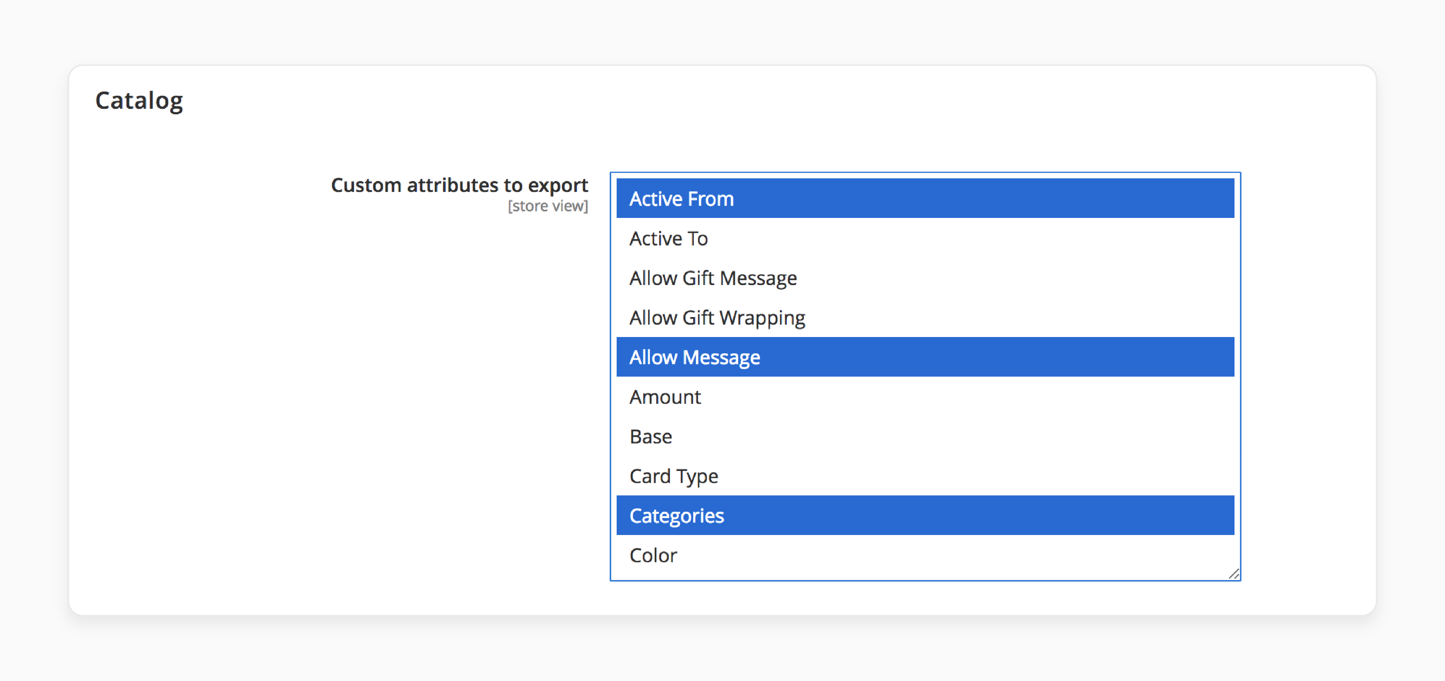 Define Custom Attributes for Products