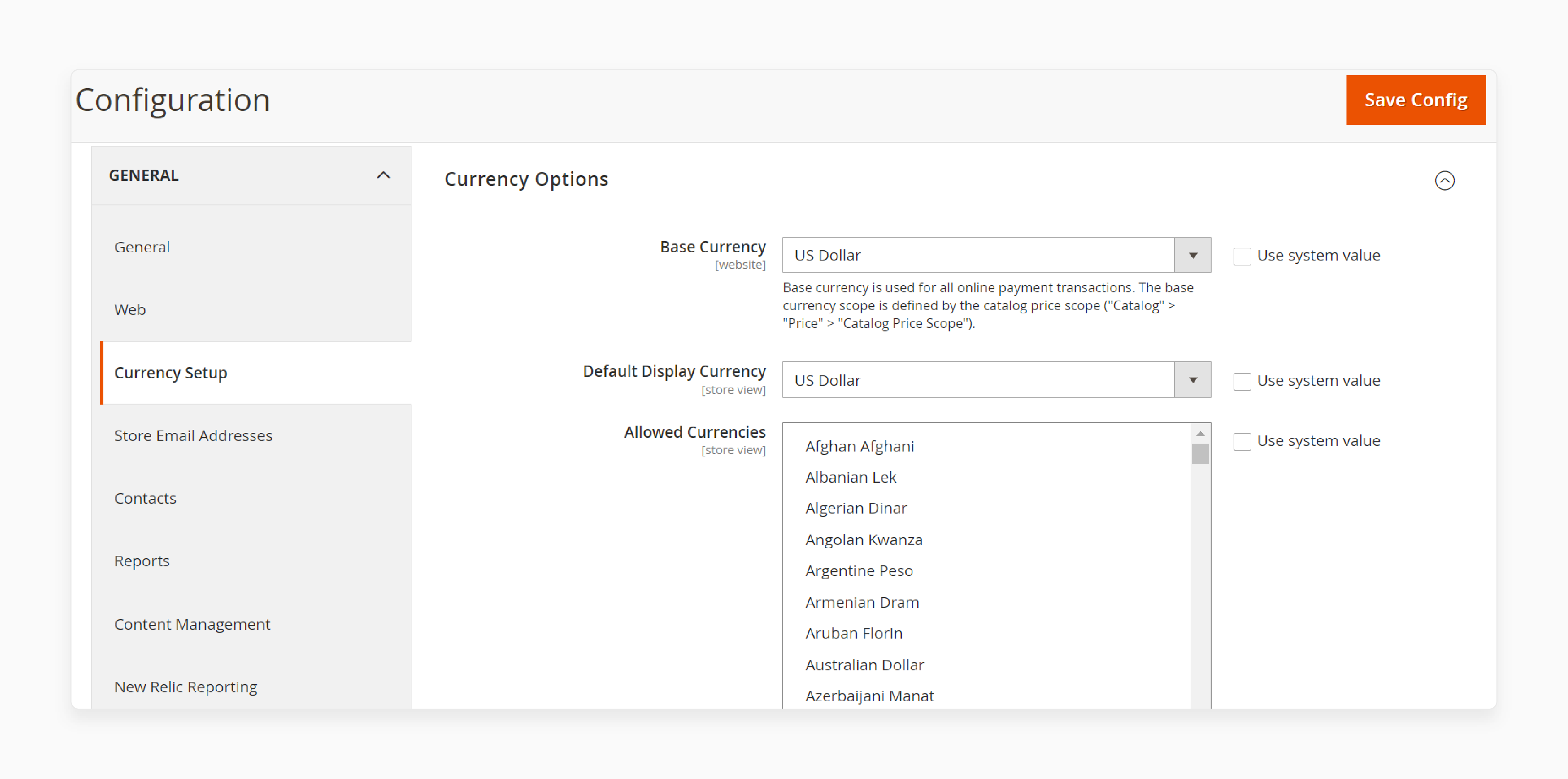 Setting up currency display options in Magento 2 Auto Currency Switcher