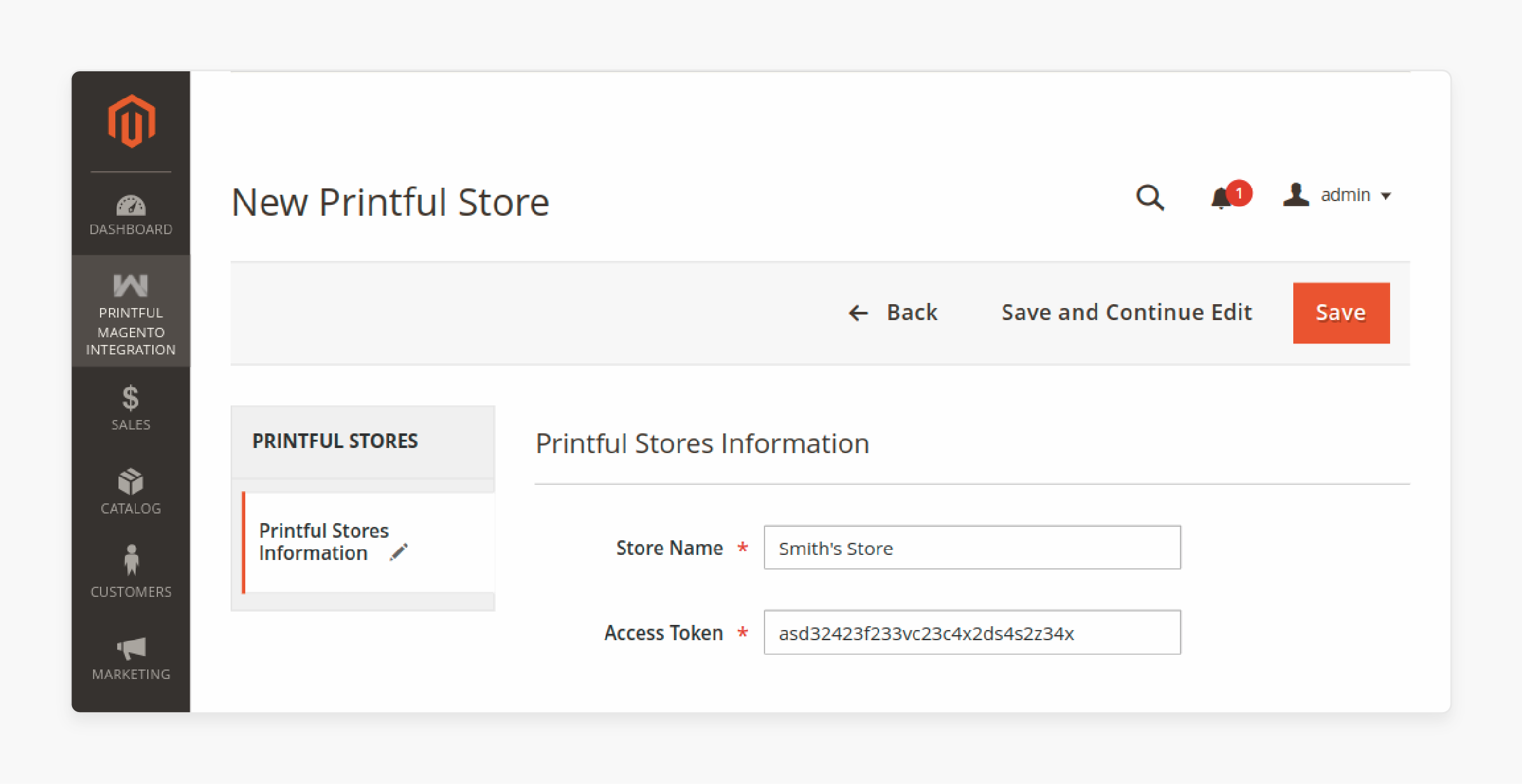 Connecting Printful stores to Magento 2