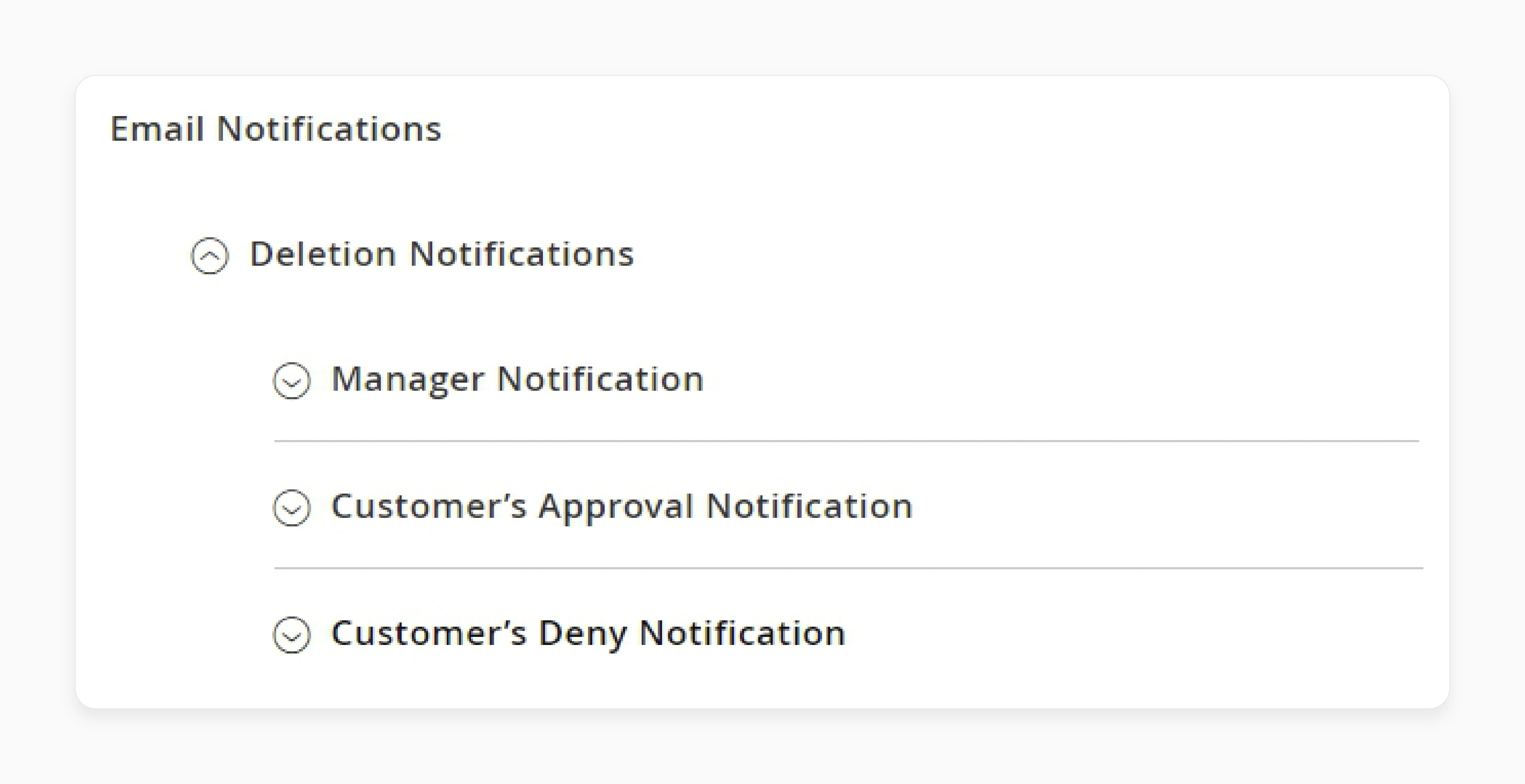 Set up email notifications in Magento US privacy laws extension