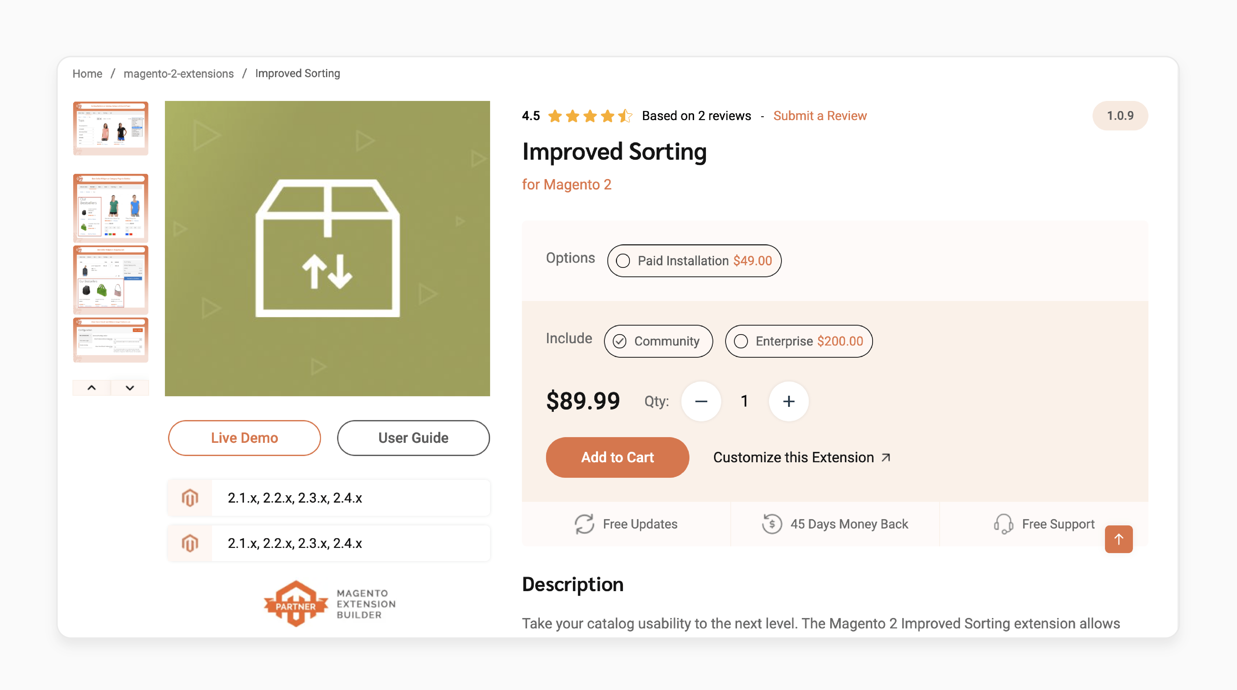 Improved Sorting for Magento 2 Extension by FMEExtensions