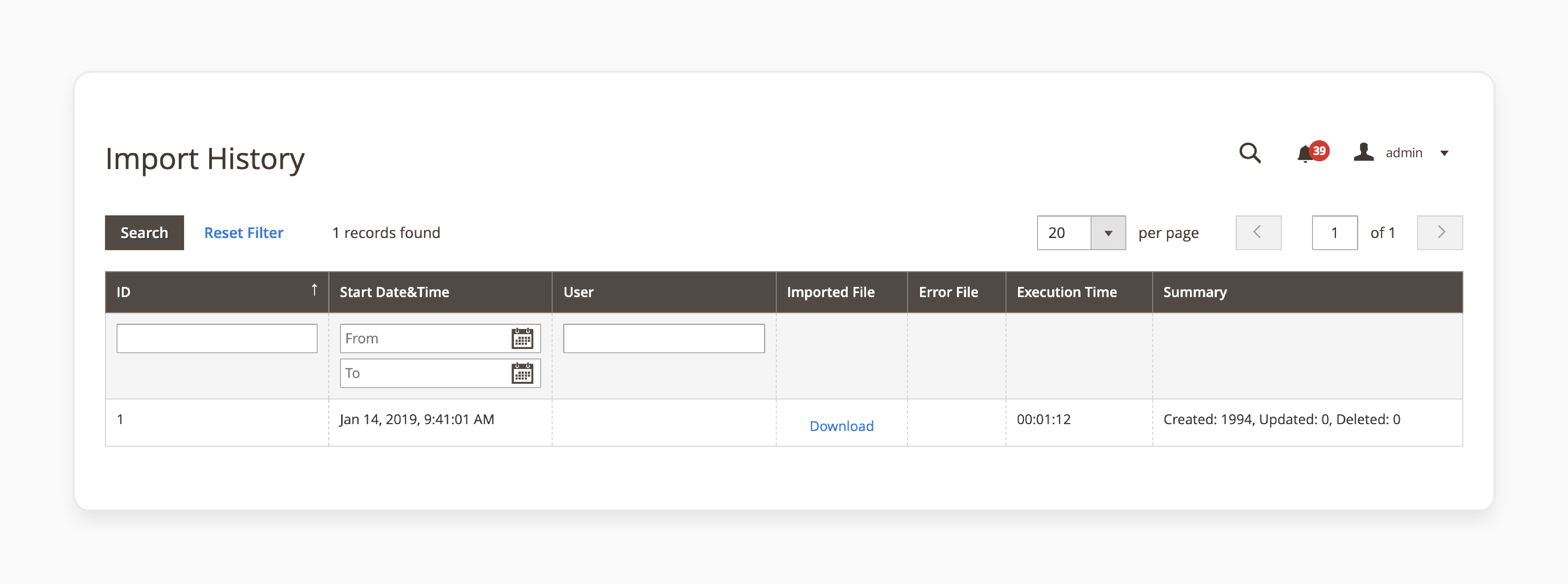 Magento 2 Data Import Tool for History Import