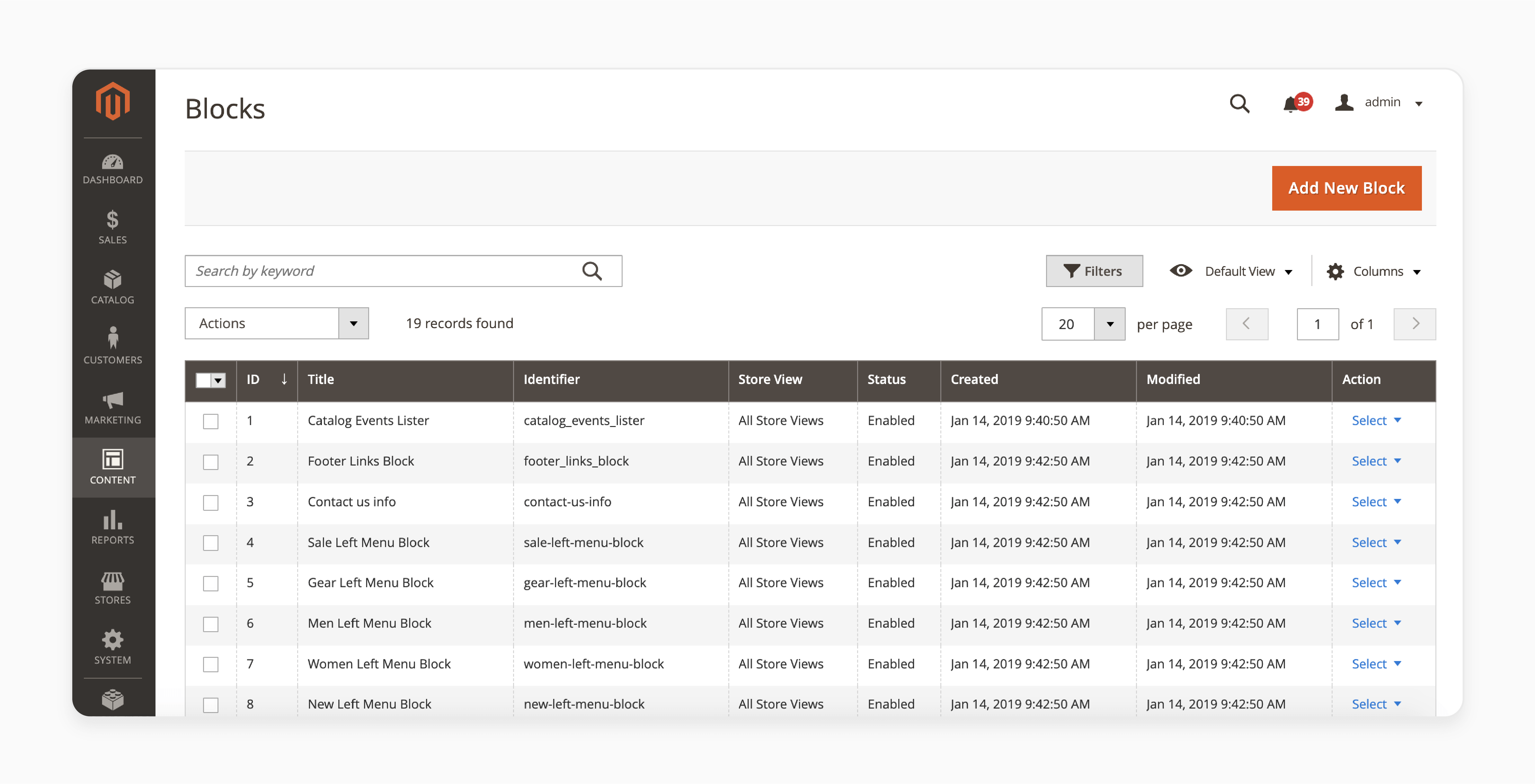 Content Management: Blocks