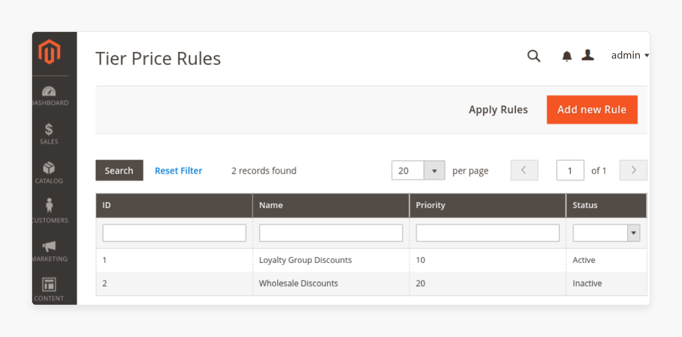 Apply rule conditions for Magento customer group pricing