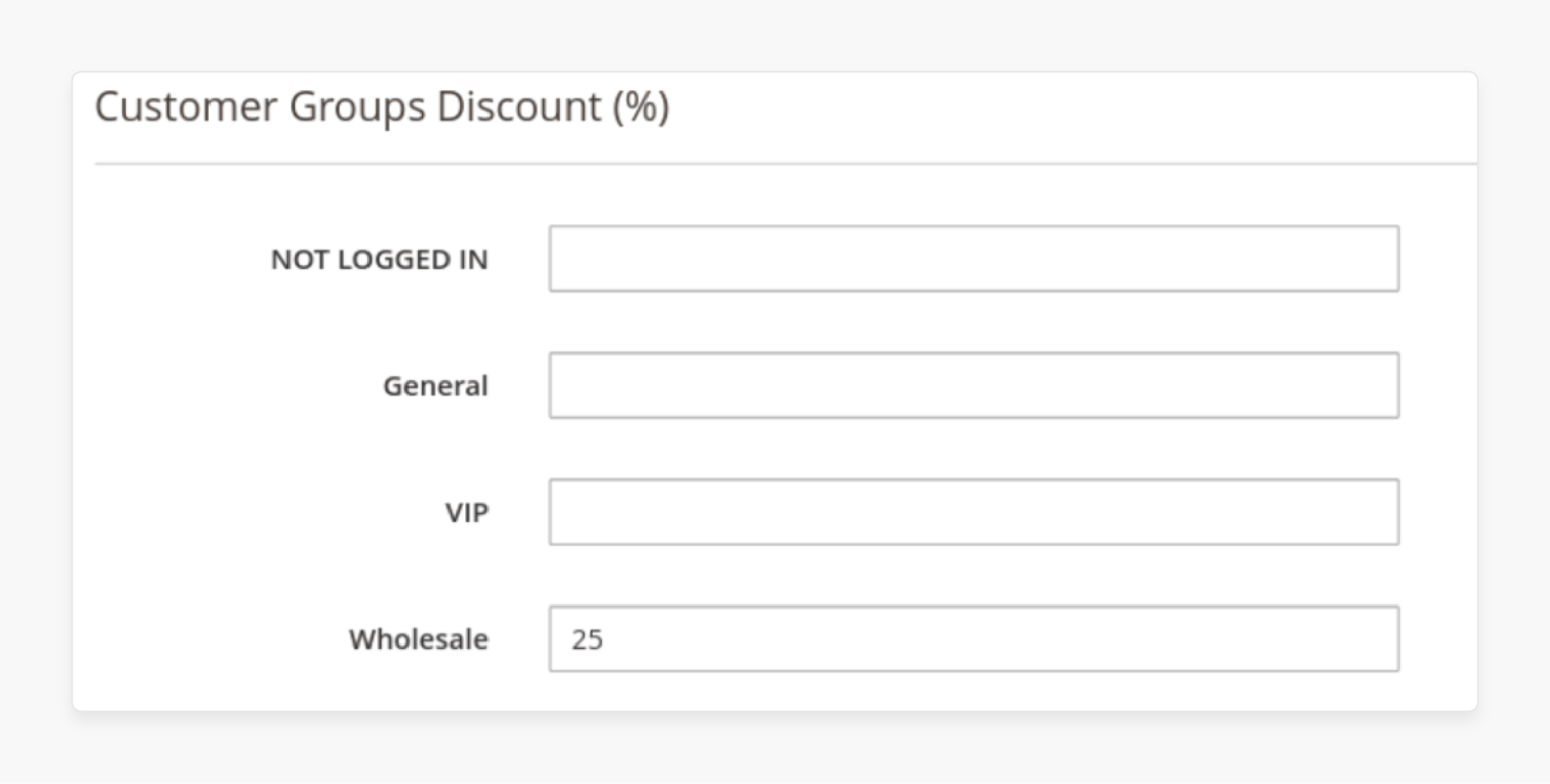 Enable rule for wholesale discounts in Magento