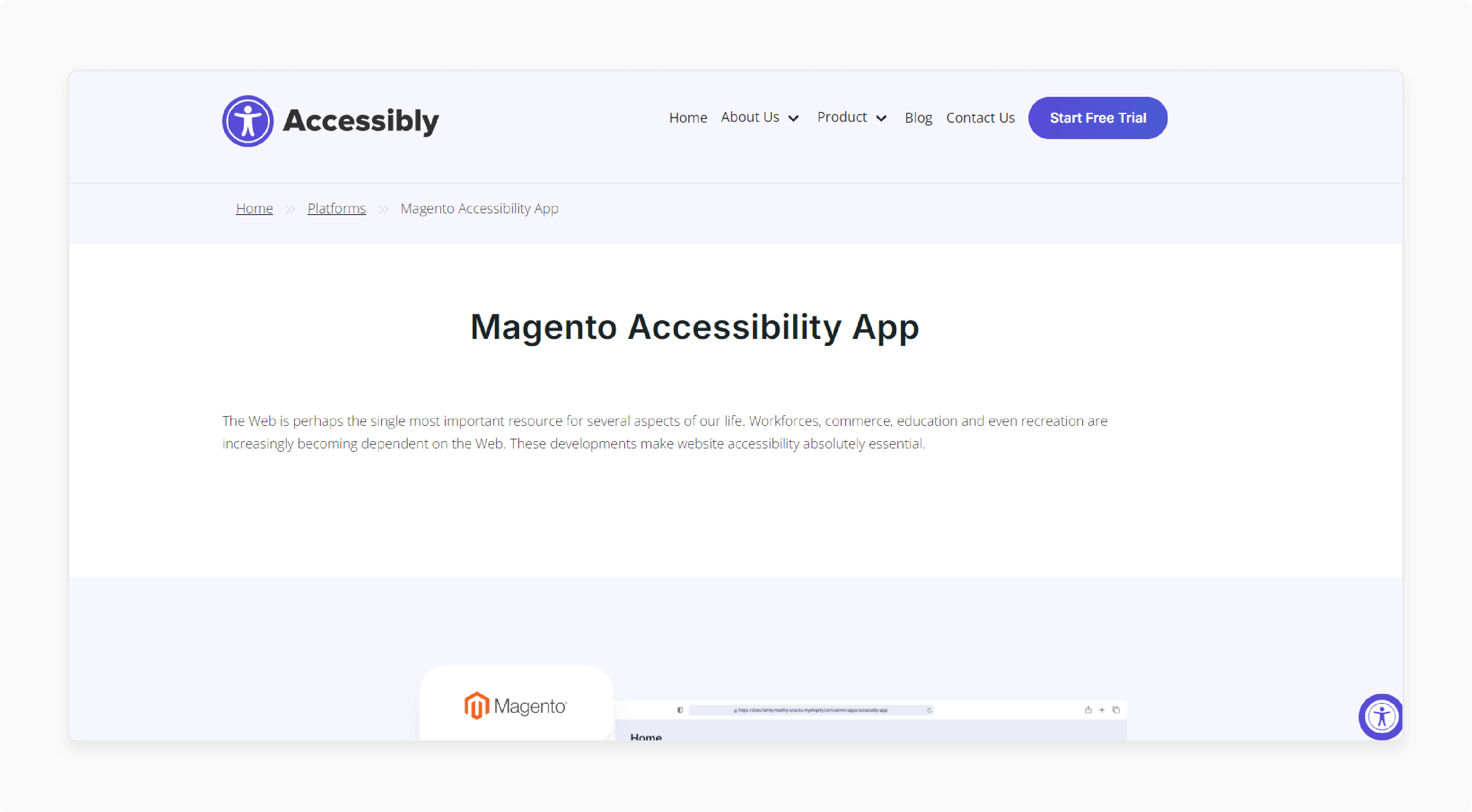 Accessibly Magento Accessibility Extensions