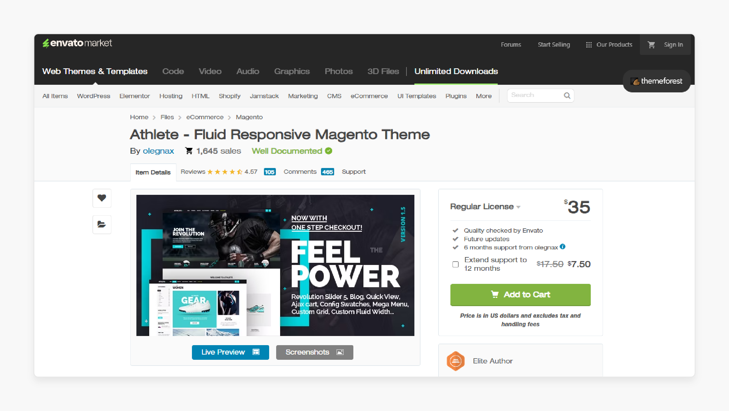 Athlete - Fluid Responsive Magento Theme by Olegnax