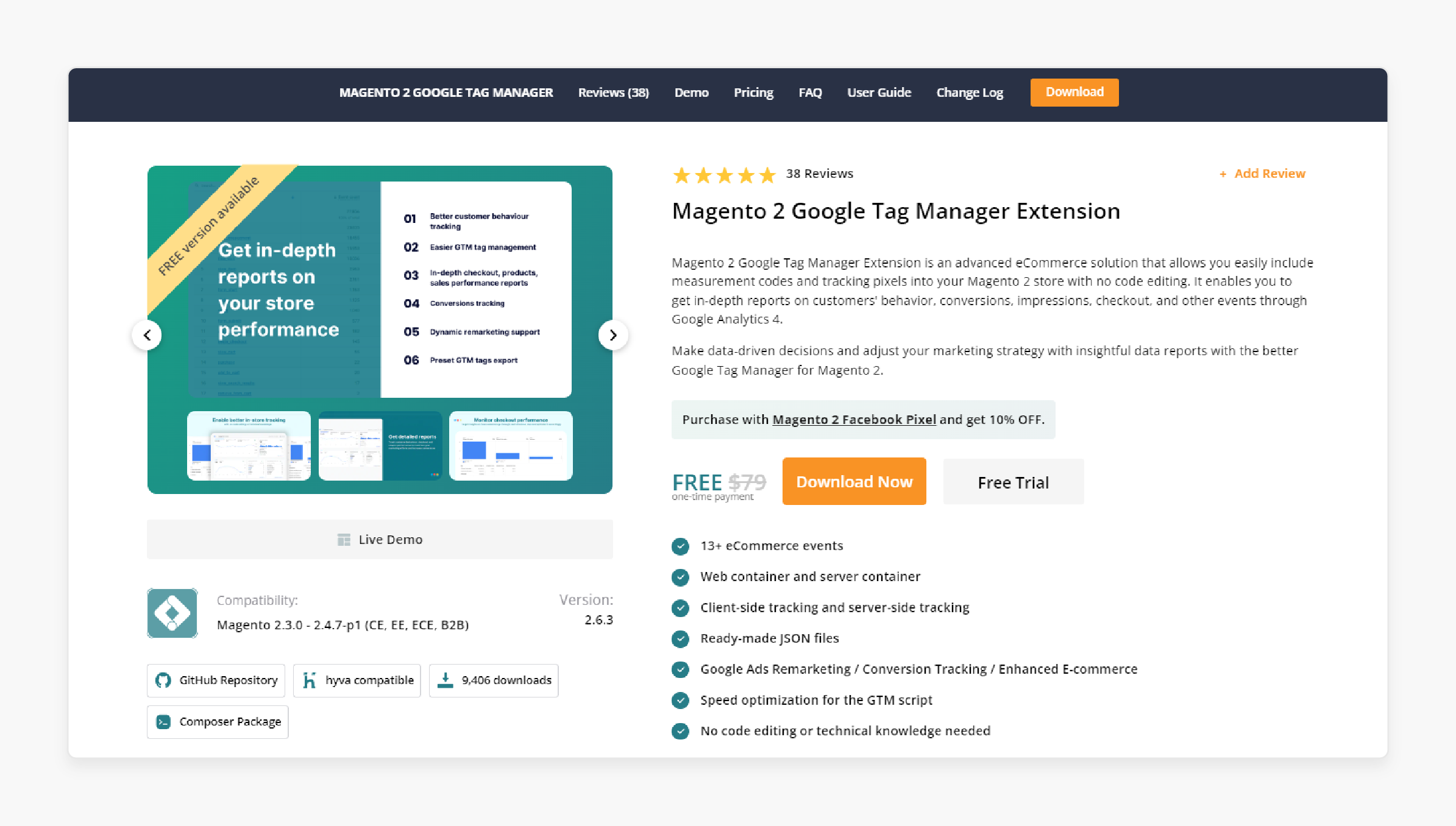 Magento 2 Google Tag Manager Extension by Magefan