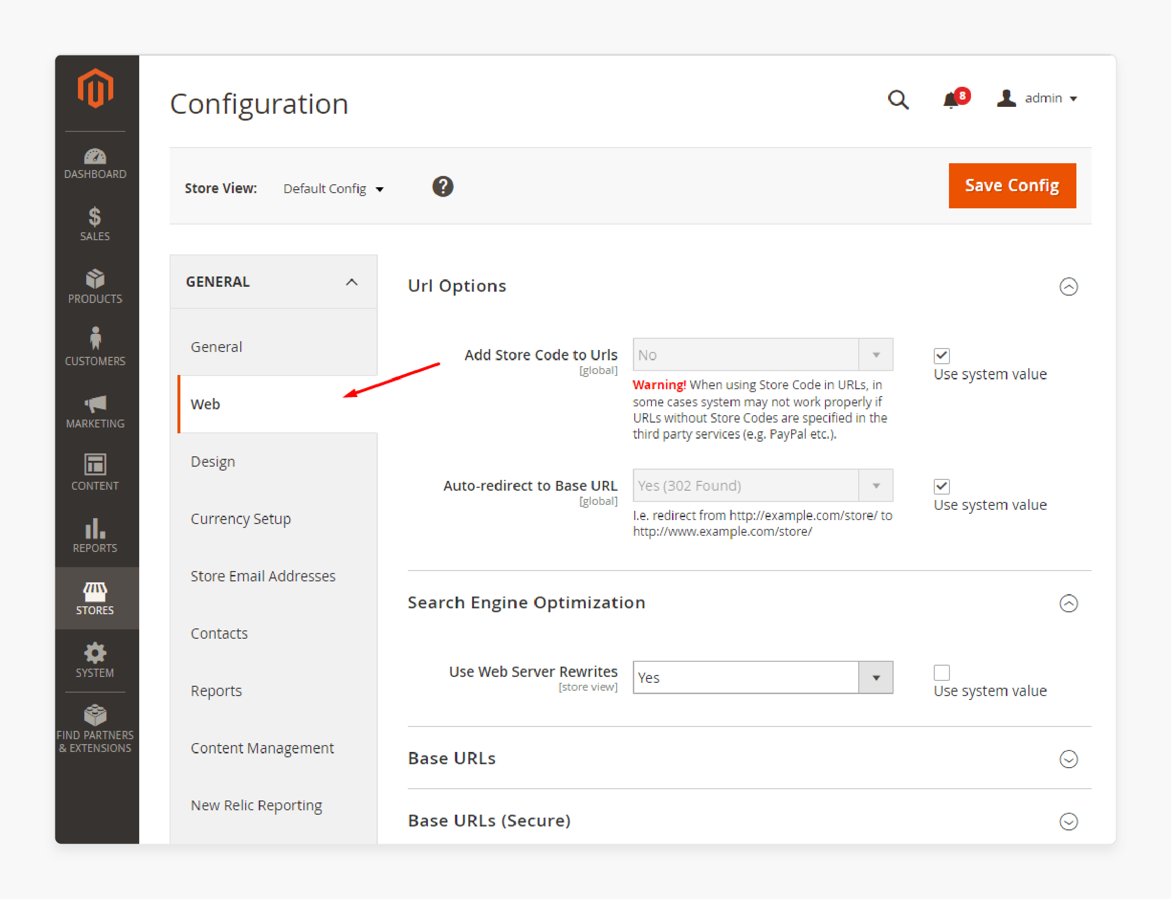 Steps to Configure Magento 2 SEO-Friendly URL-3