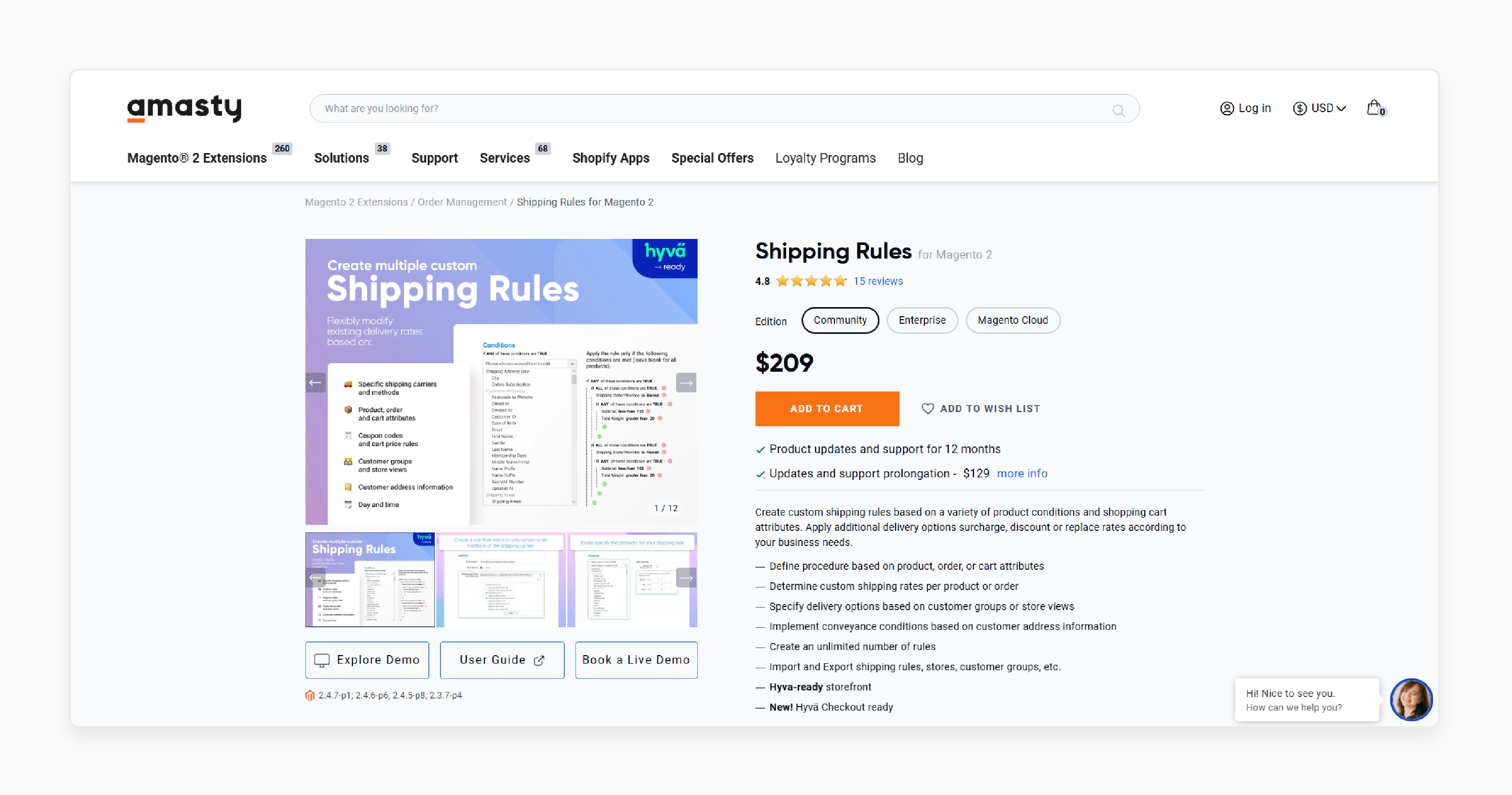 Amasty Magento 2 Shipping Rules