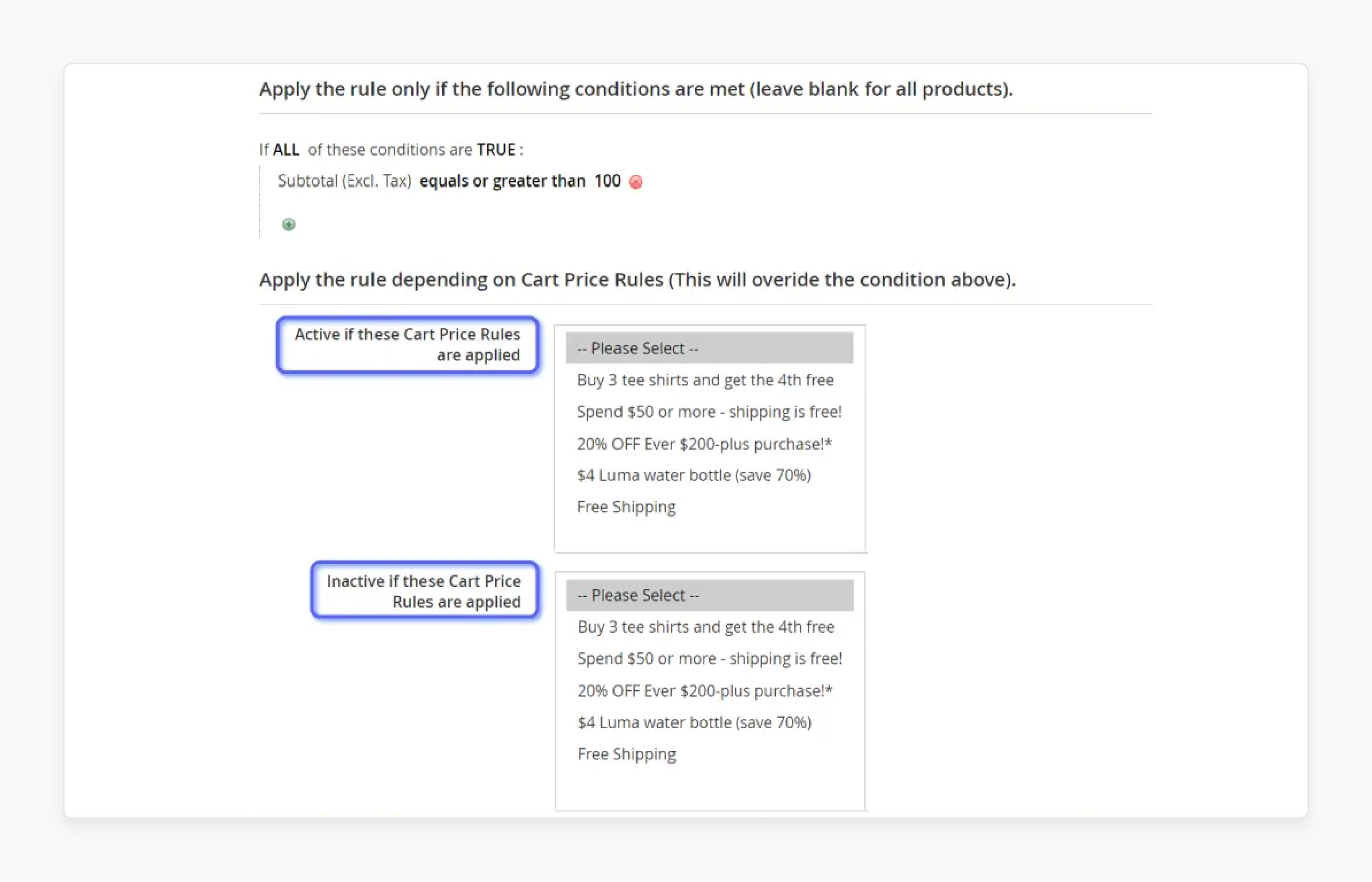 Customizable shipping rules setup in Magento 2