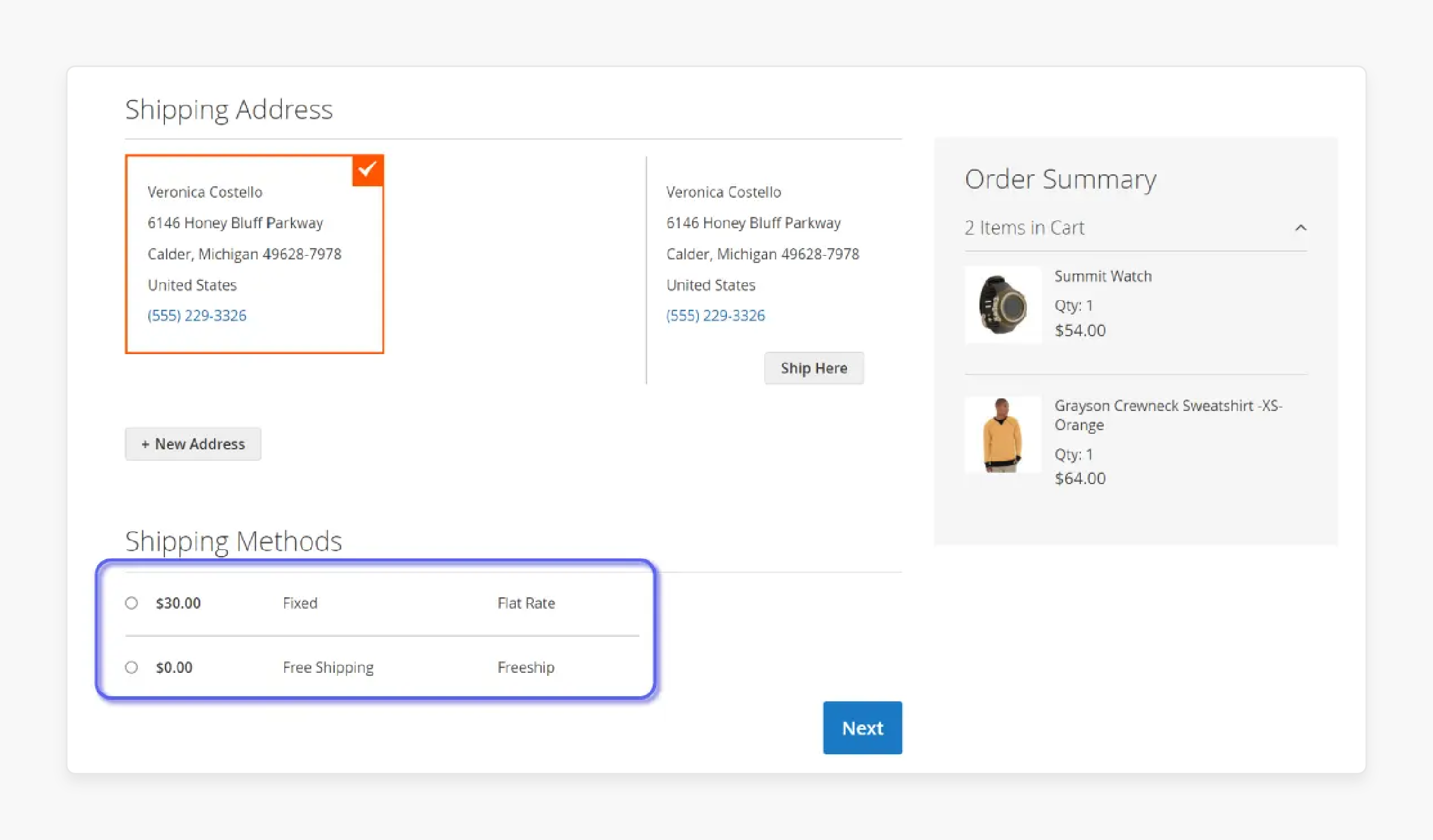 Streamlined checkout process with Magento 2 extension