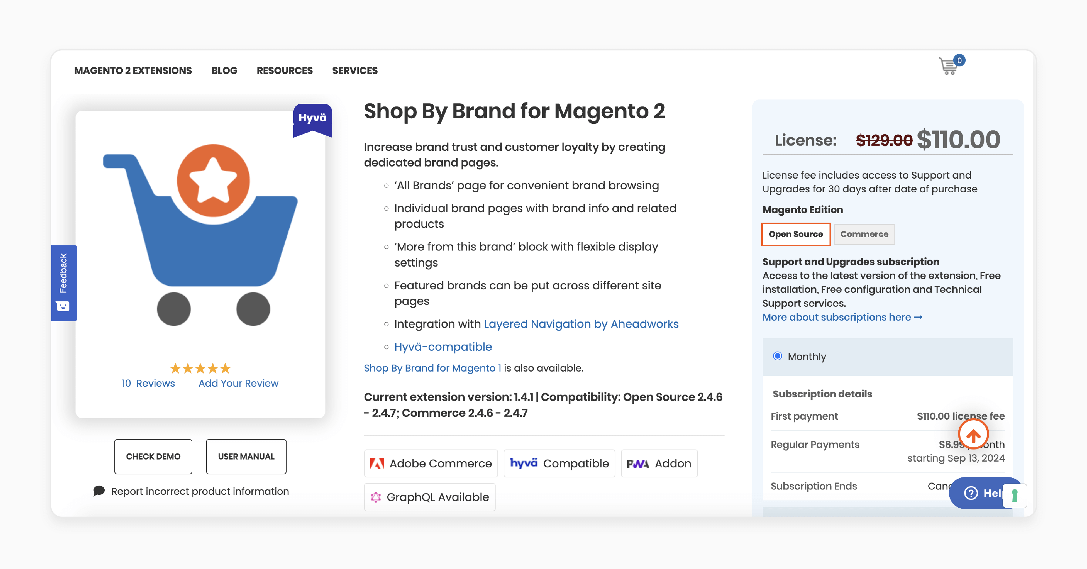 Shop by the Brand with Magento Brand Extension by Aheadworks - Features and Use