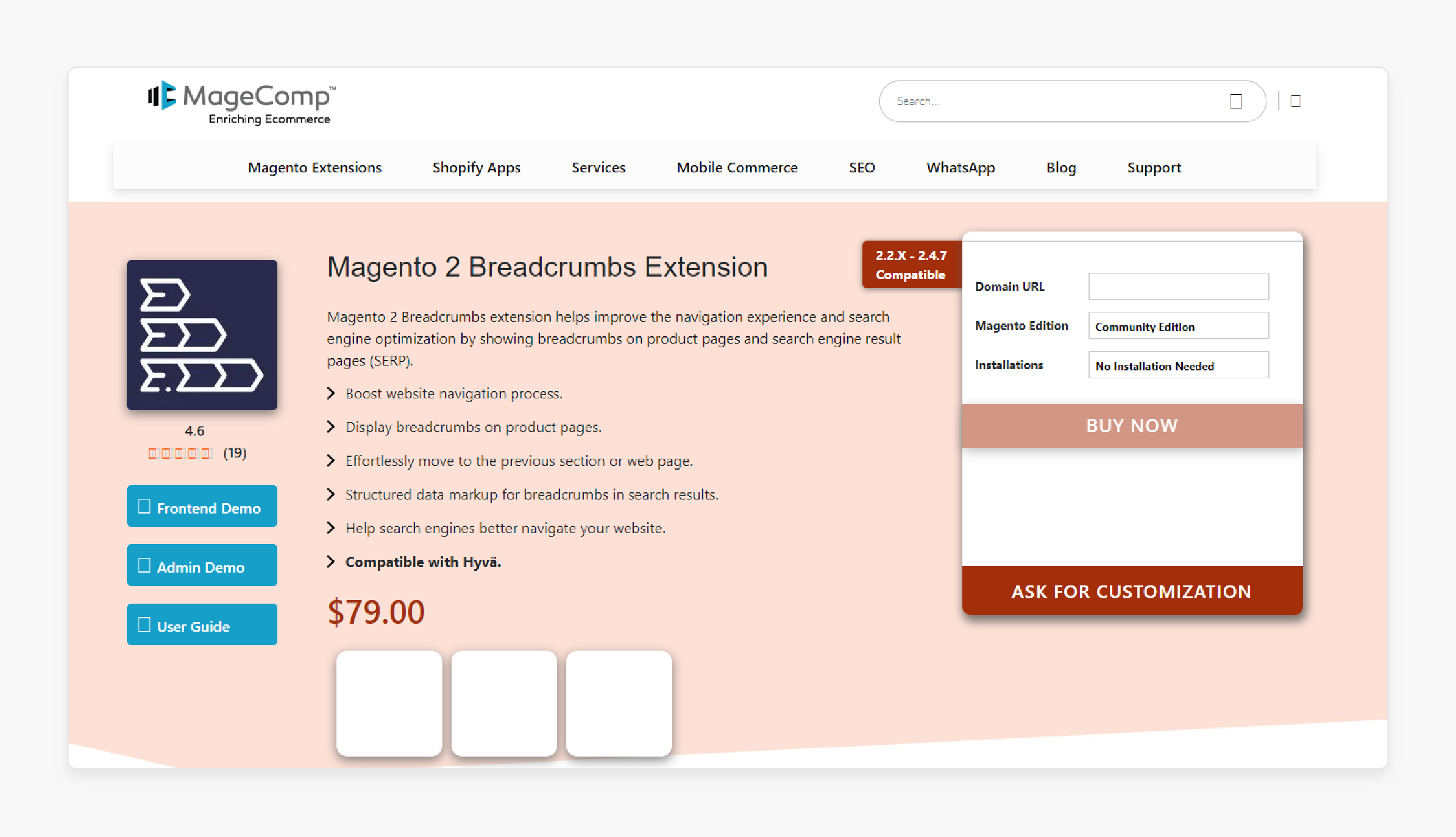 Magento 2 Breadcrumbs Extension - MageComp