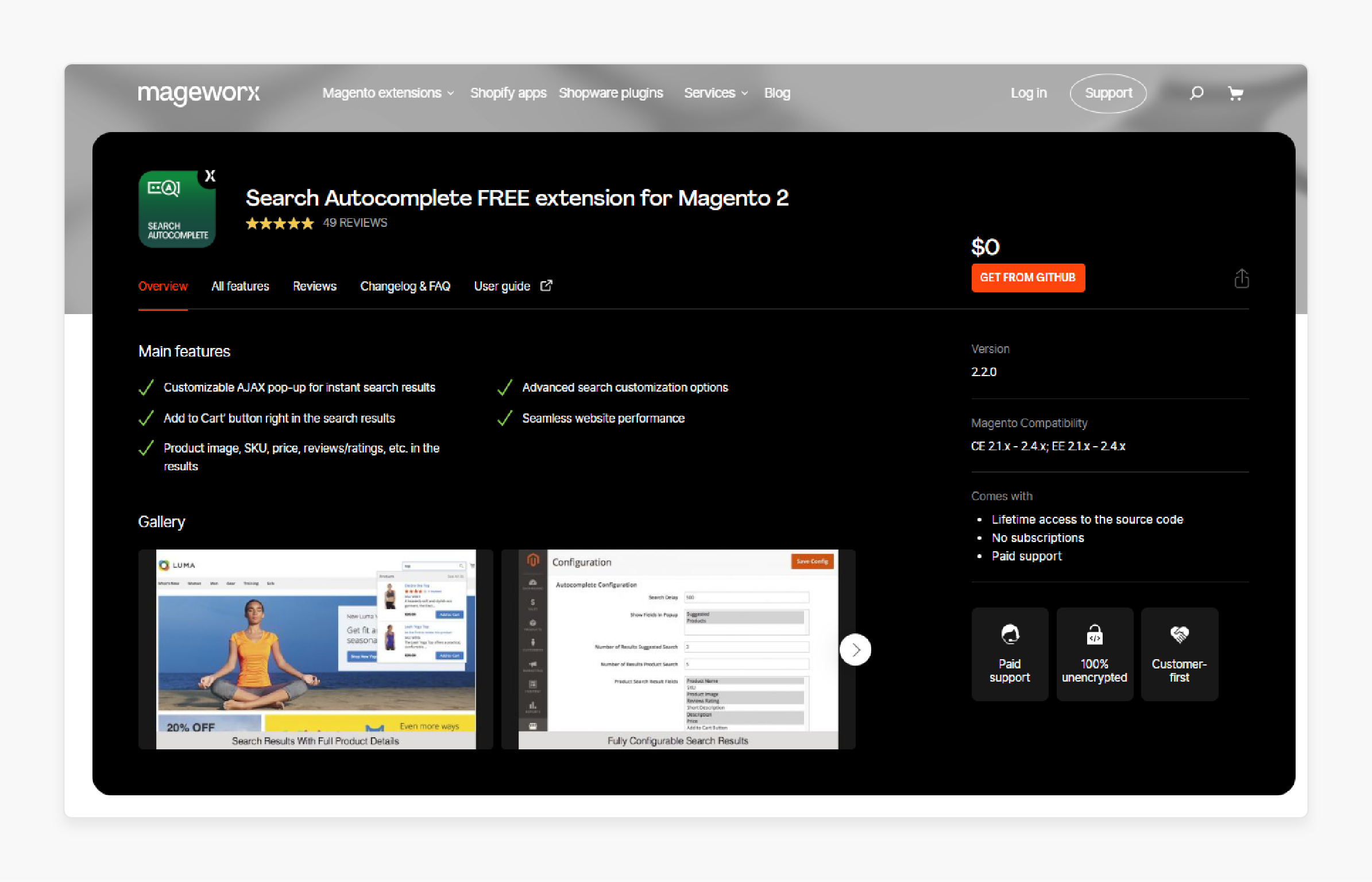 MageWorx Magento 2 Search Autocomplete