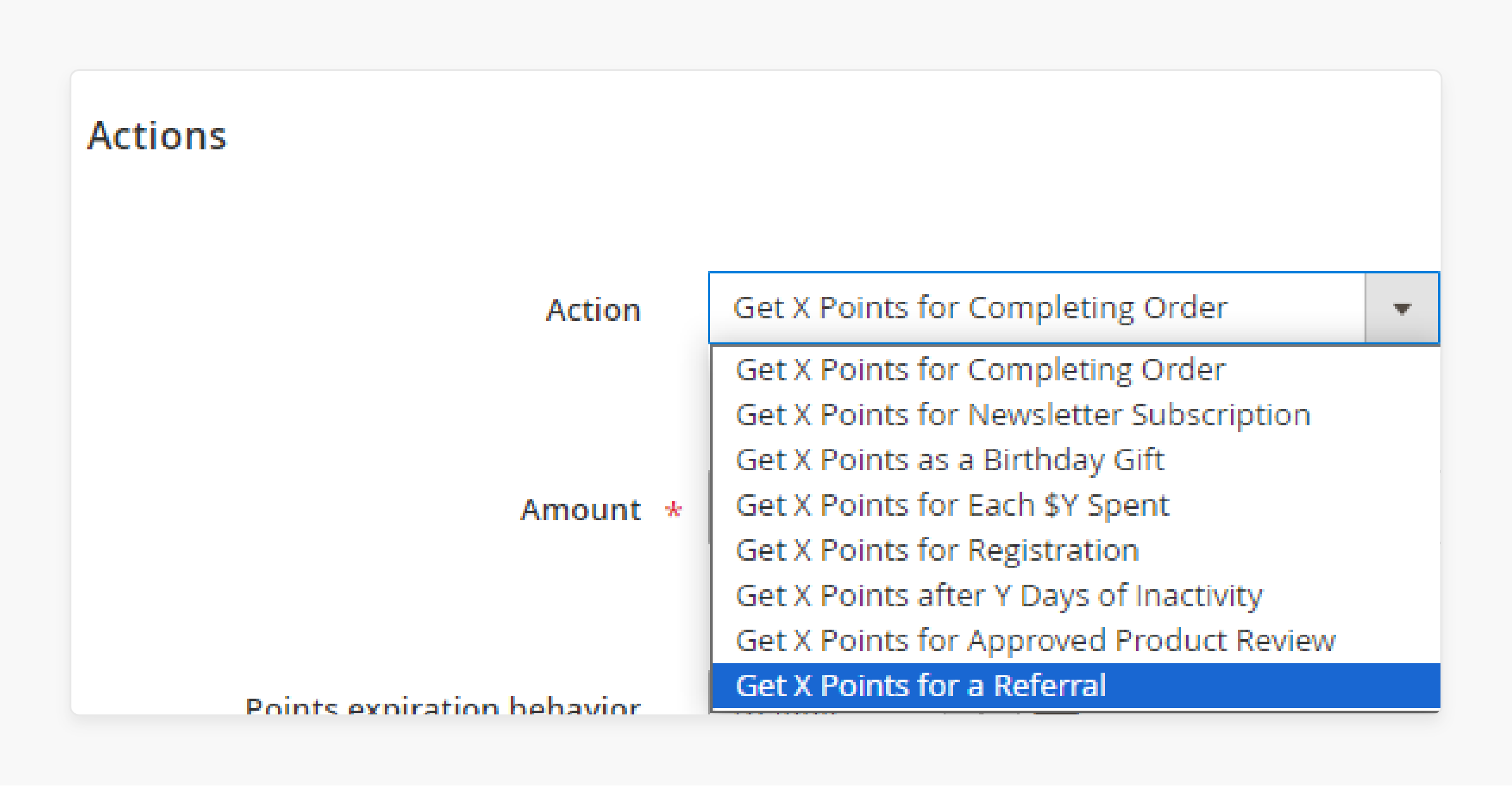 Configuring Reward Earning Conditions for Magento Rewards Points Extension