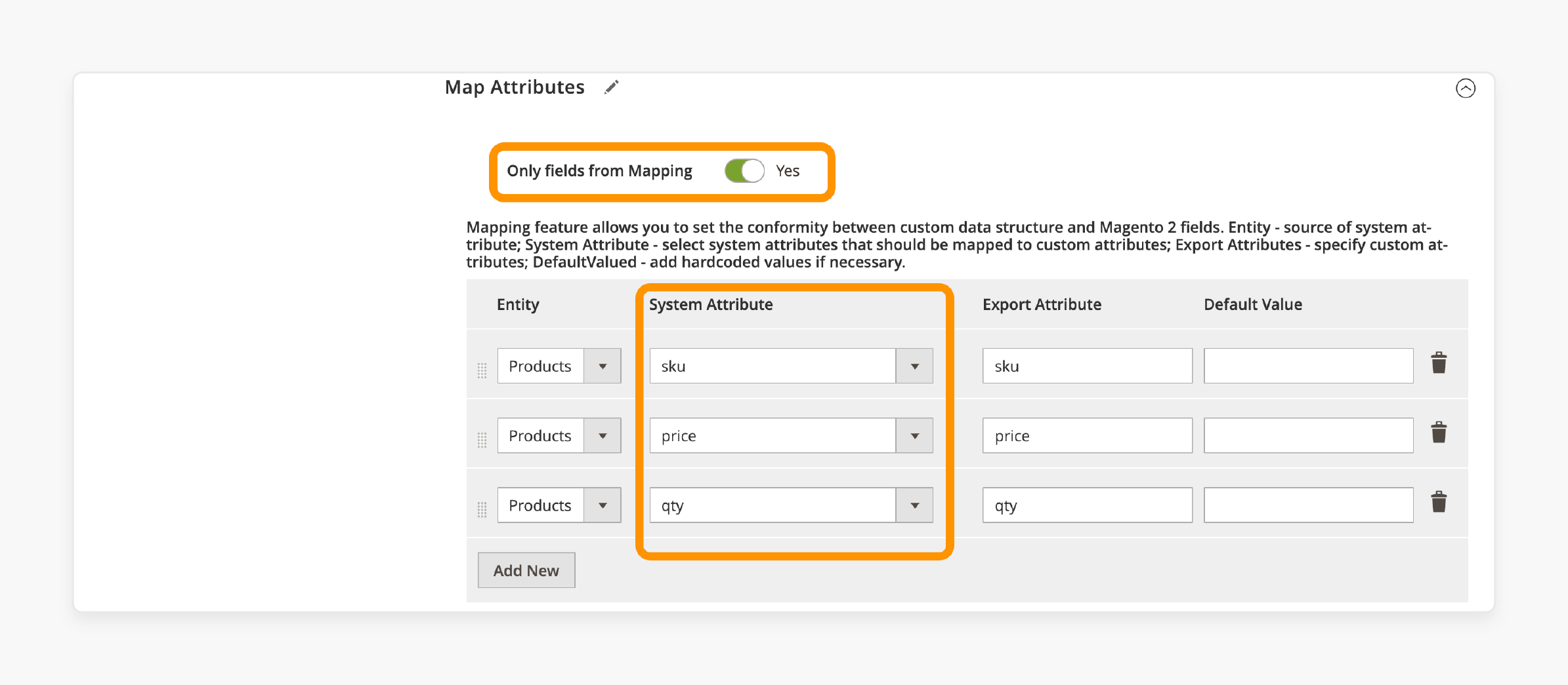 exporting stock and price data for mass product update in Magento 2