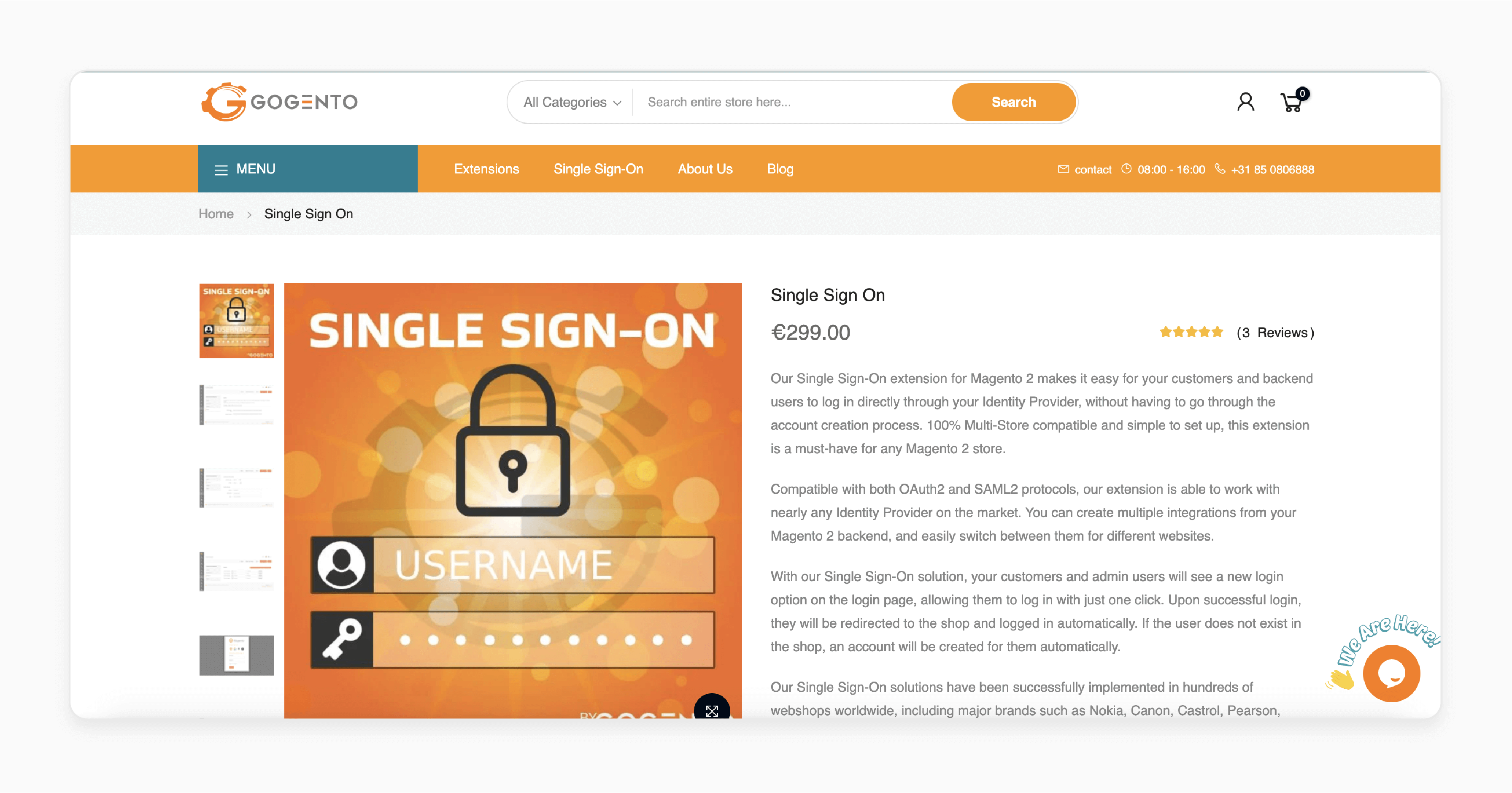 Single Sign-On Extension for Magento 2 featuring seamless login integration with SAML and OAuth2 by GoGento