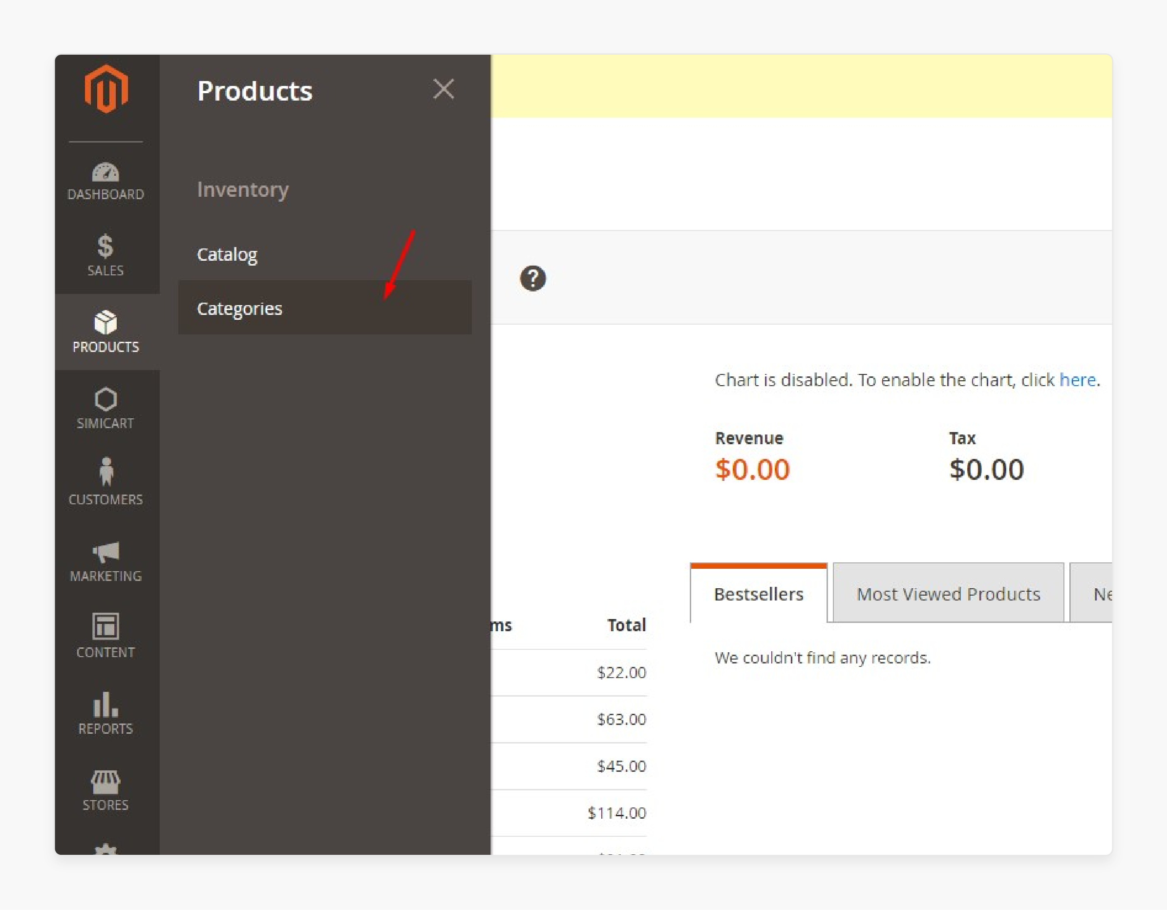 configuring category anchor settings in Magento 2 for product filtering